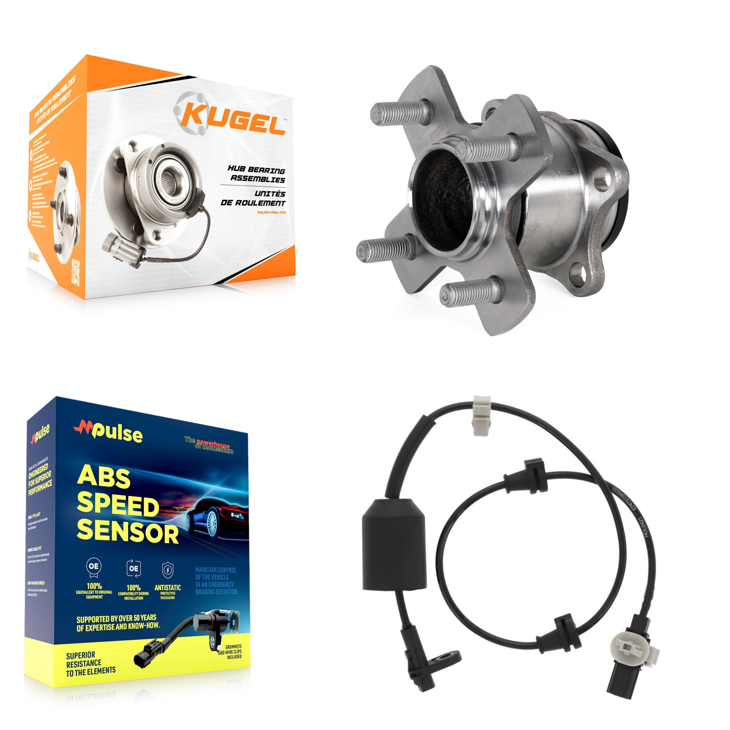 Kugel K7S-100777 Wheel Bearing and Hub Assembly for 2015-2020 Honda Fit - Rear product image
