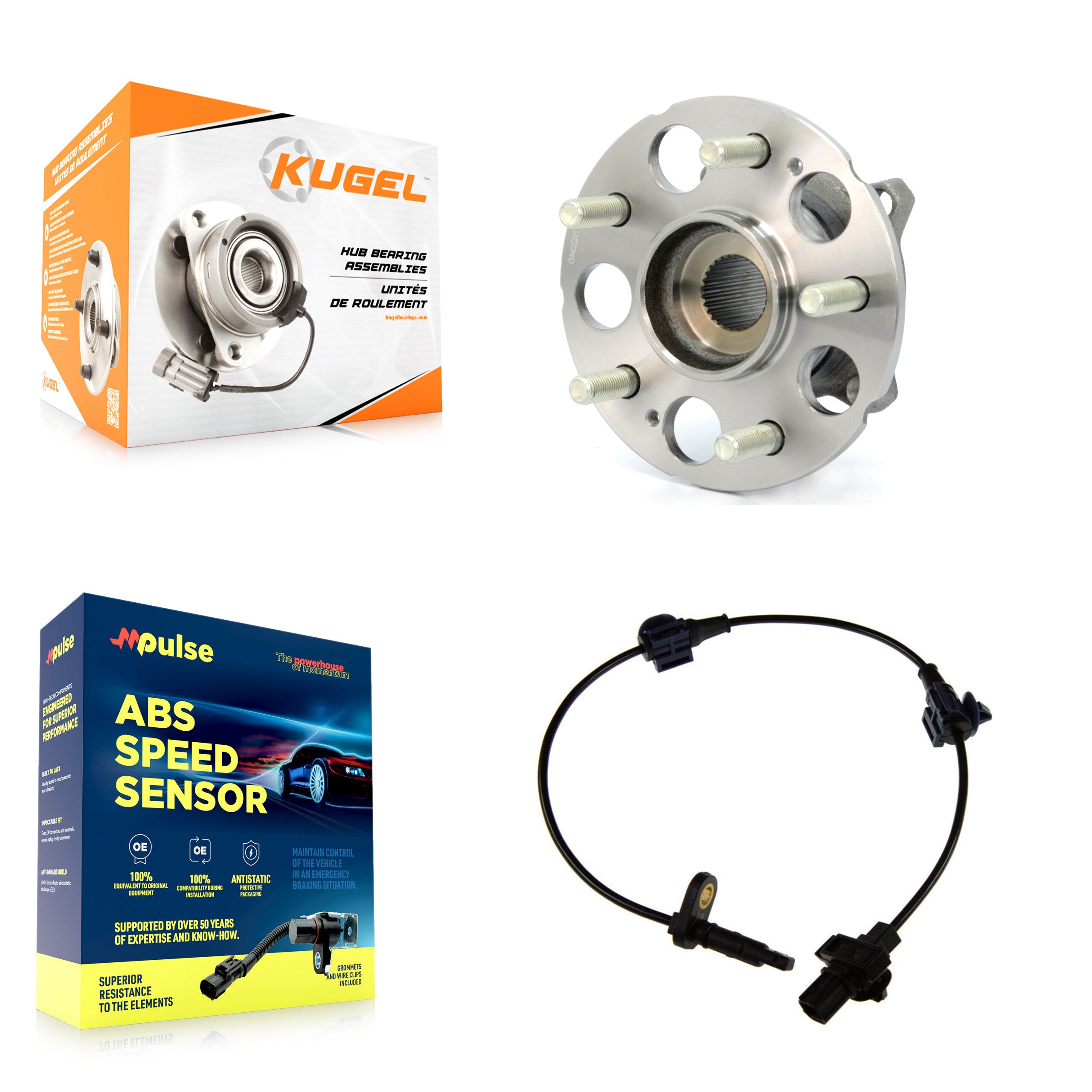 Kugel K7S-100846 Wheel Bearing and Hub Assembly for 2007-2011 Honda CR-V - Rear product image