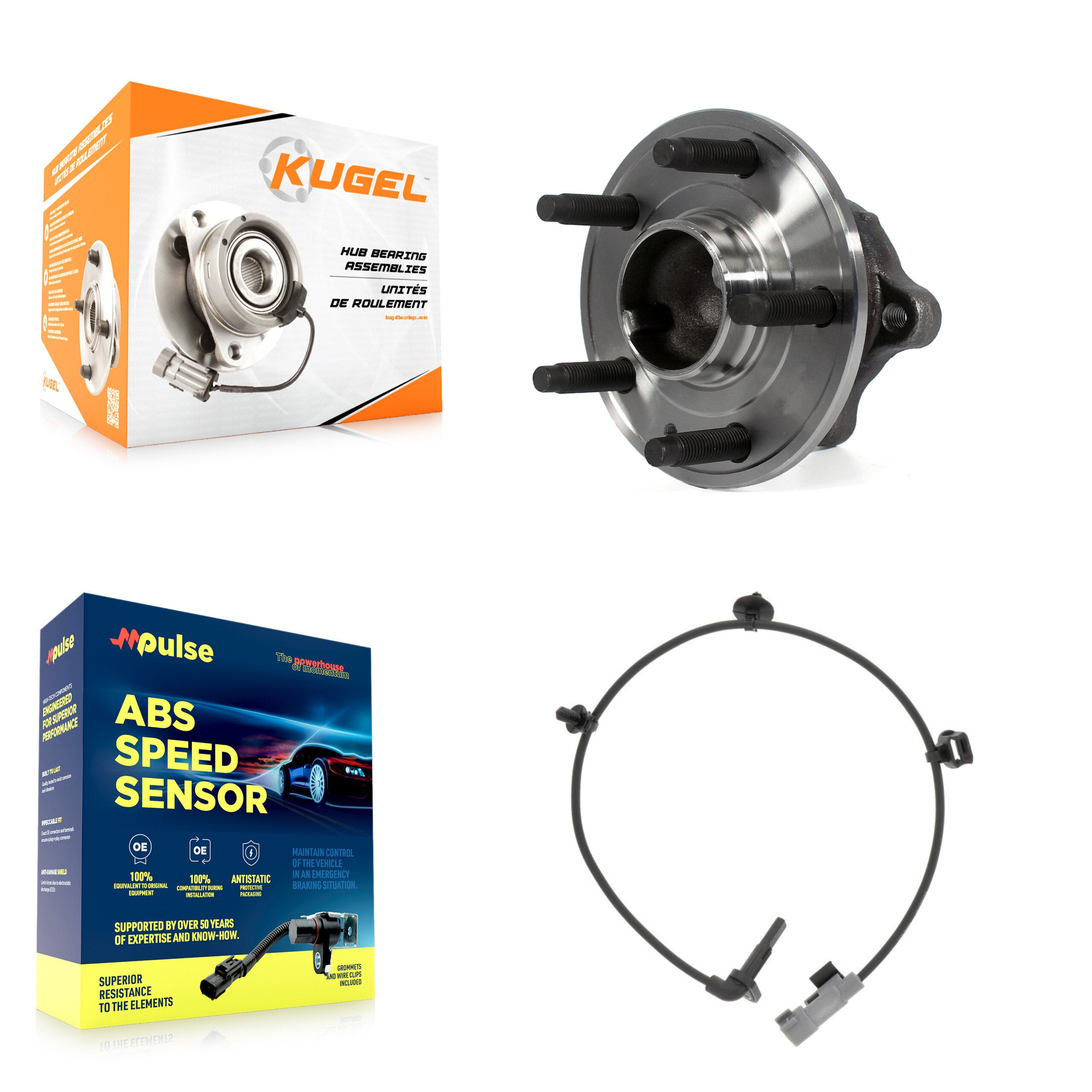 Kugel K7S-100860 Wheel Bearing and Hub Assembly for 2013-2015 Buick Encore, Chevrolet Trax - Rear product image