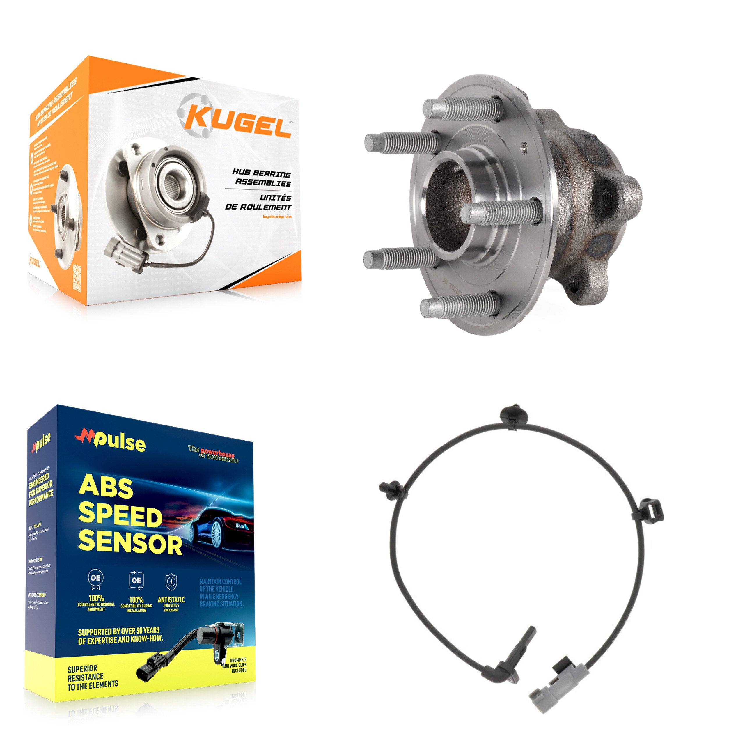 Kugel K7S-100861 Wheel Bearing and Hub Assembly for 2016-2021 Buick Encore, Chevrolet Trax - Rear product image