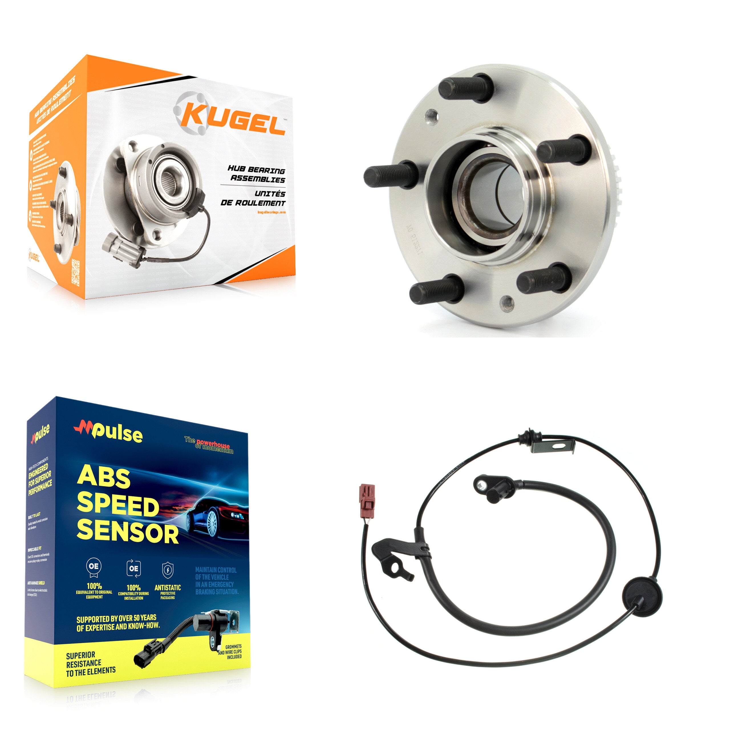Kugel K7S-100864 Wheel Bearing and Hub Assembly for 2007 Mercury Milan - Rear product image