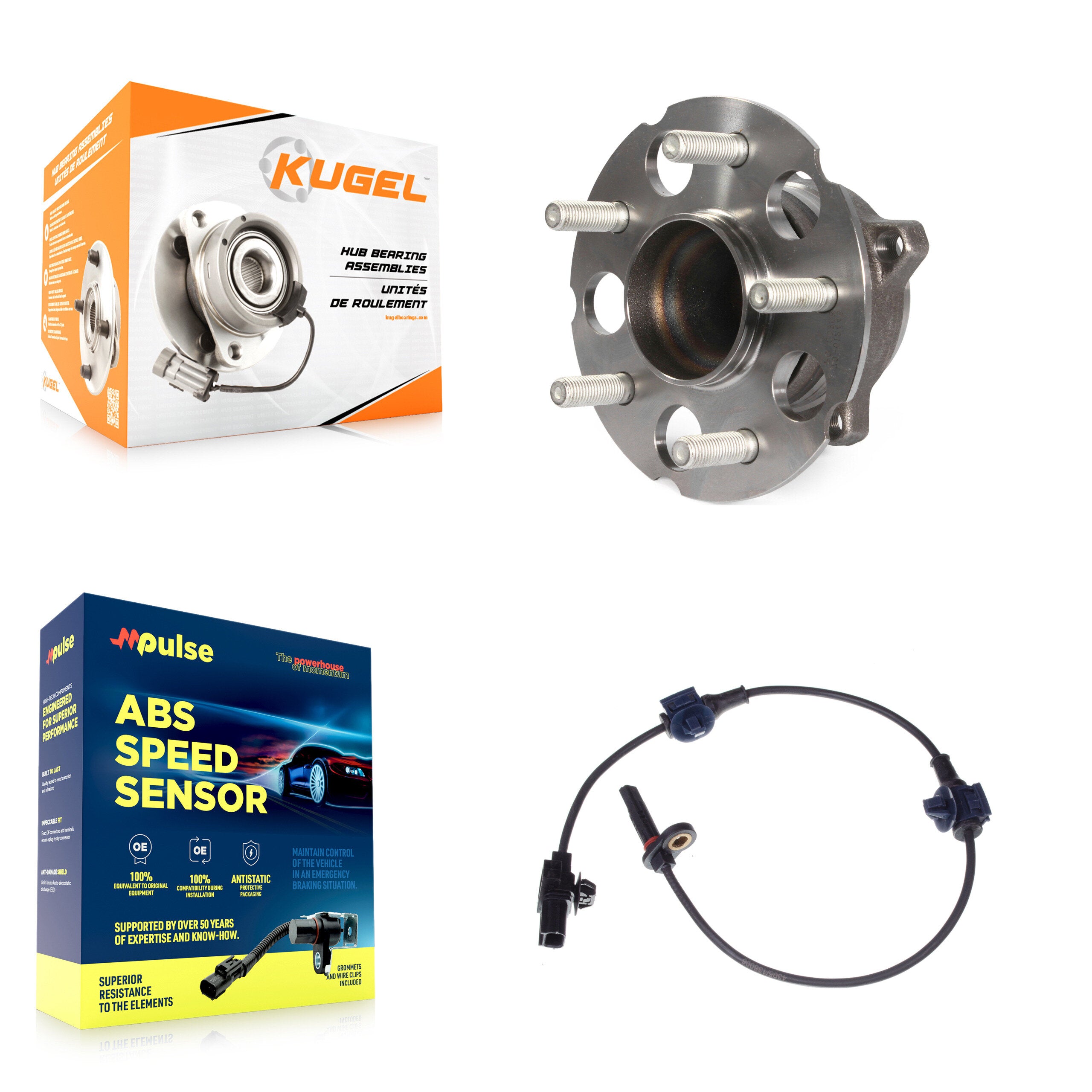 Kugel K7S-100872 Wheel Bearing and Hub Assembly for 2012 Honda CR-V - Rear product image