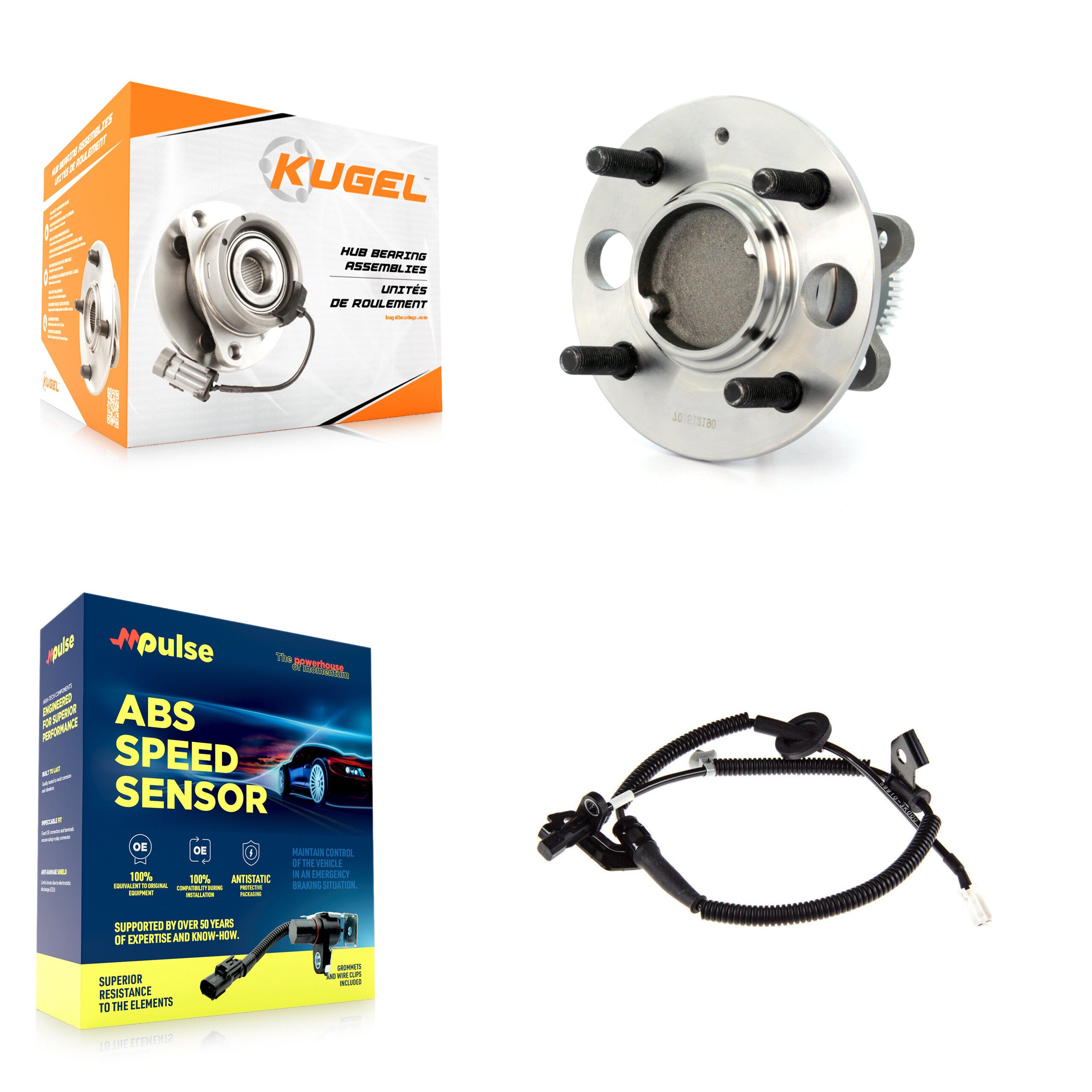 Kugel K7S-100904 Wheel Bearing and Hub Assembly for 2005 Hyundai Sonata - Rear product image