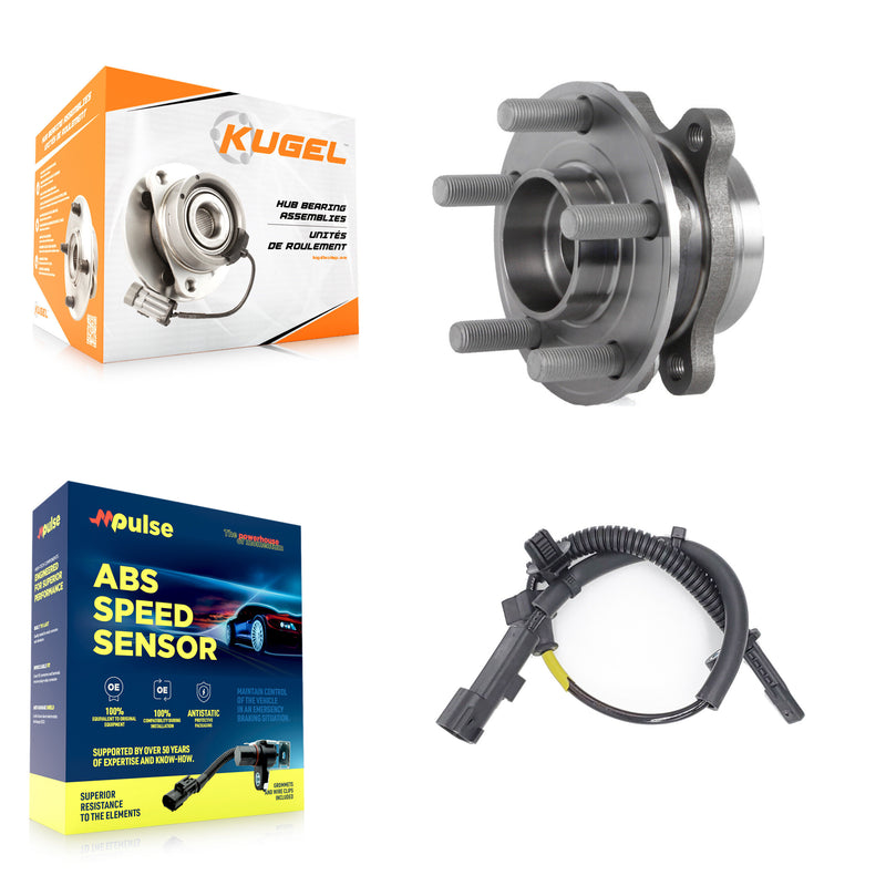 Kugel K7S-101557 Wheel Bearing and Hub Assembly for 2015-2018 Lincoln Continental, Lincoln MKX, Ford Edge - Rear product image