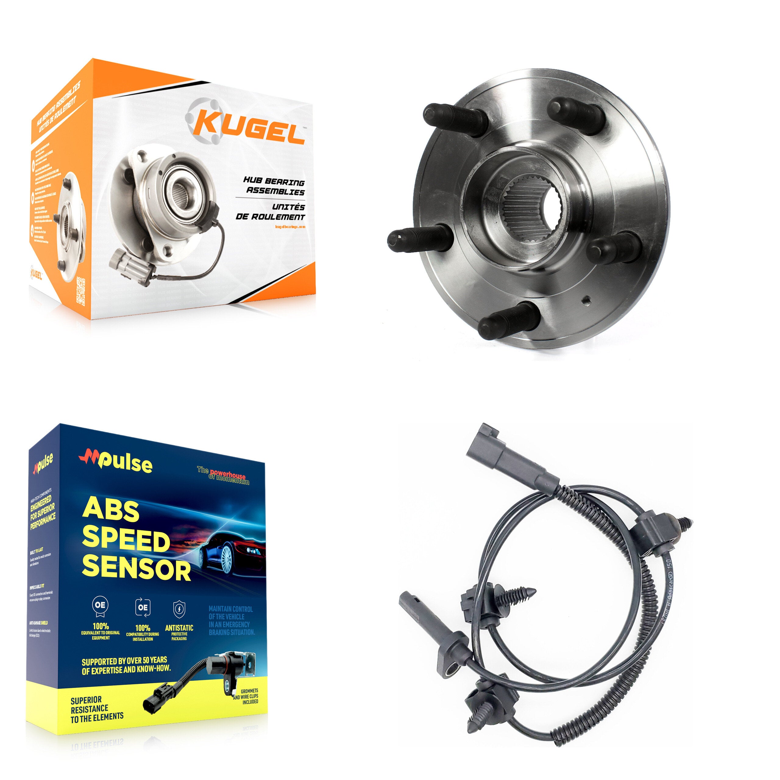 Kugel K7S-101602 Wheel Bearing and Hub Assembly for 2009-2015 Cadillac CTS - Rear product image