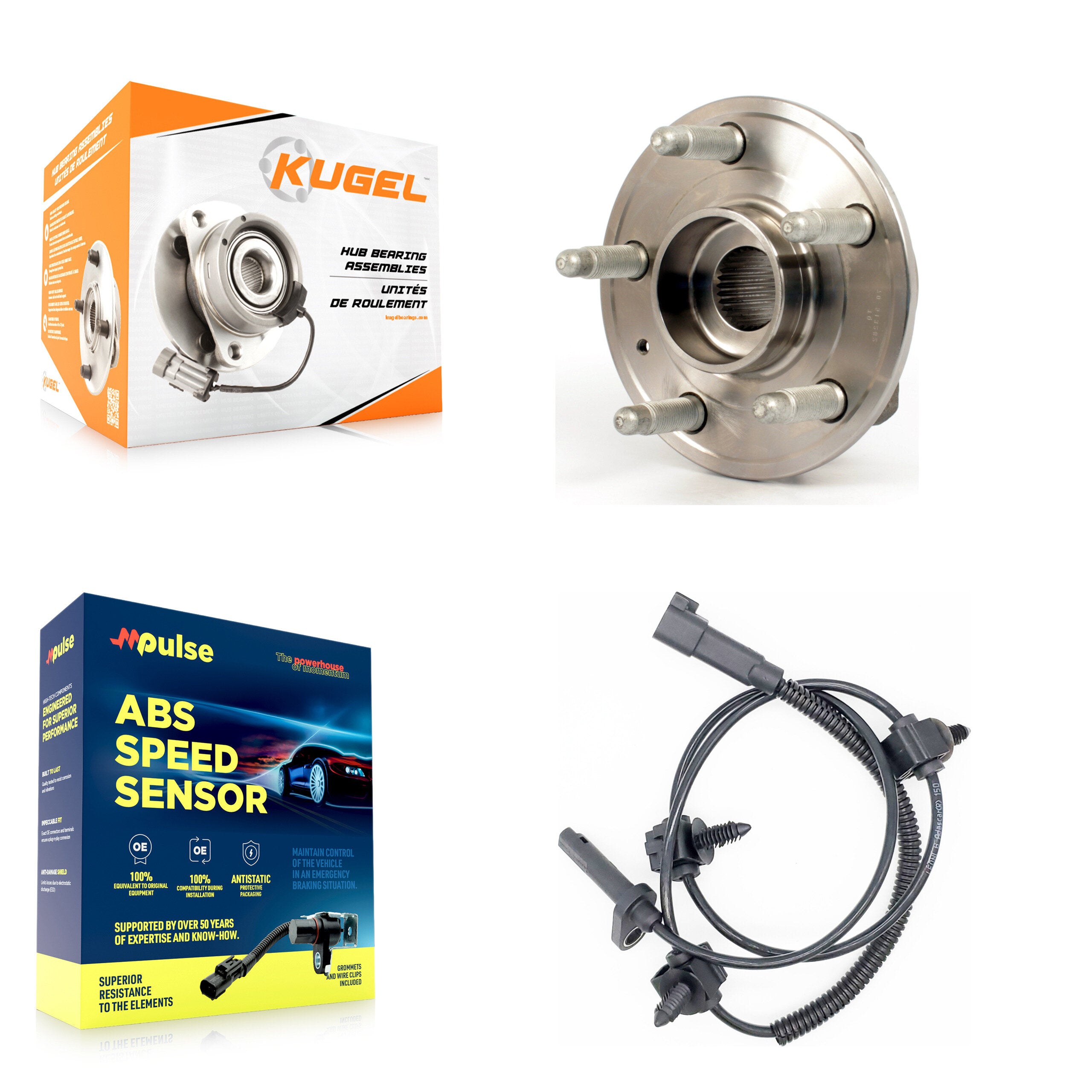 Kugel K7S-101603 Wheel Bearing and Hub Assembly for 2008-2013 Cadillac CTS - Rear product image