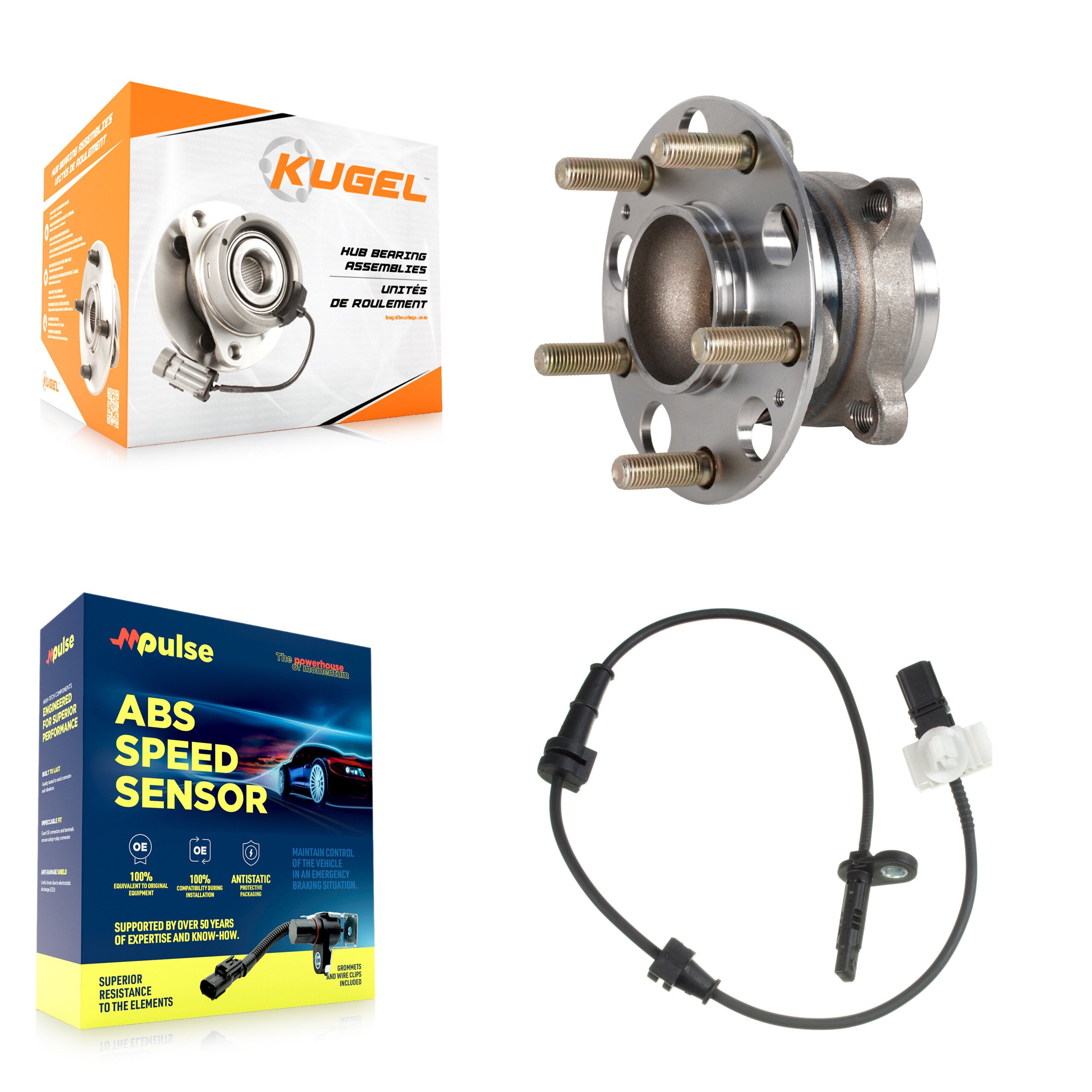 Kugel K7S-101621 Wheel Bearing and Hub Assembly for 2014-2017 Honda Accord - Rear product image