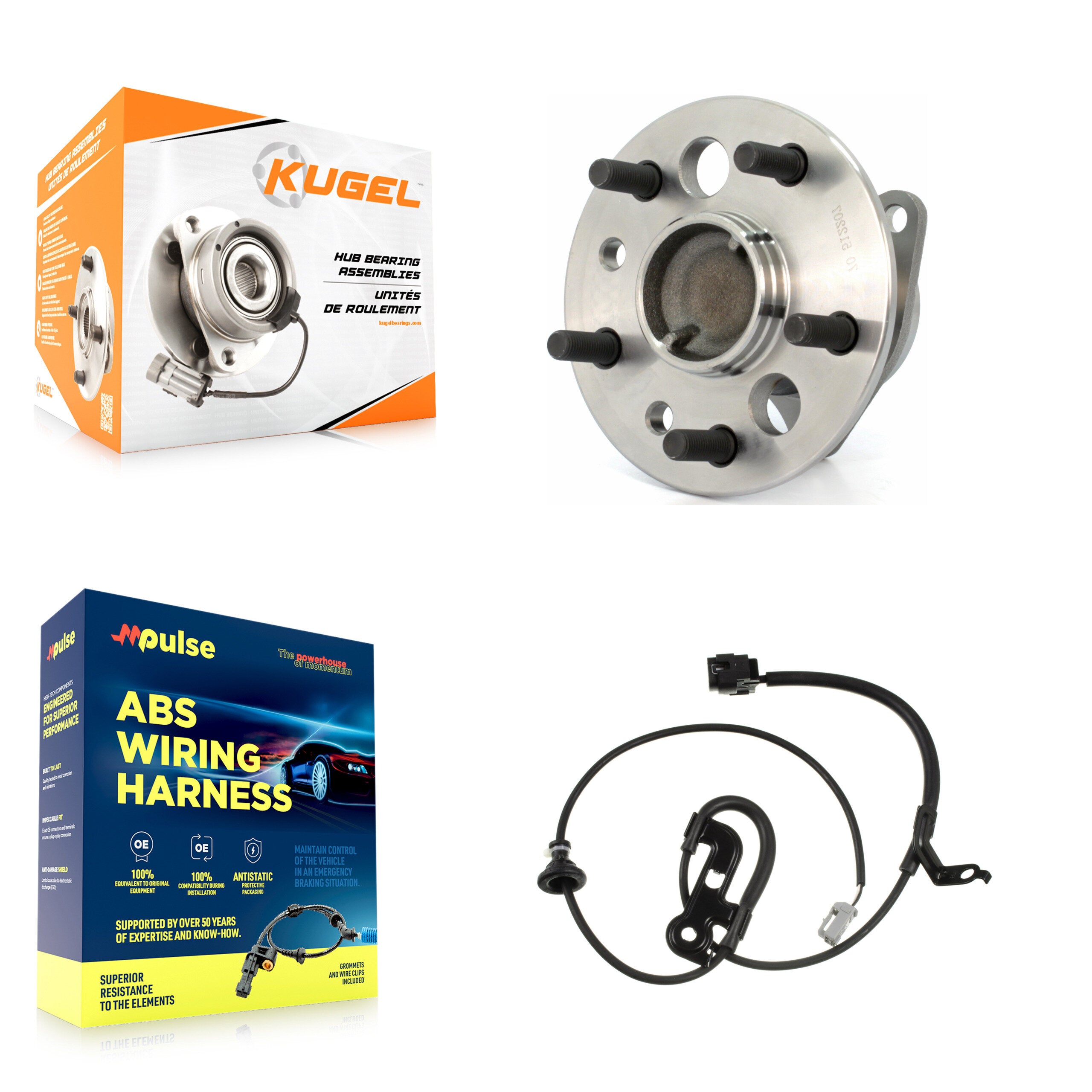 Kugel K7S-101692 Wheel Bearing and Hub Assembly for 2009-2012 Toyota Avalon, Lexus ES350, Toyota Camry - Rear Right product image