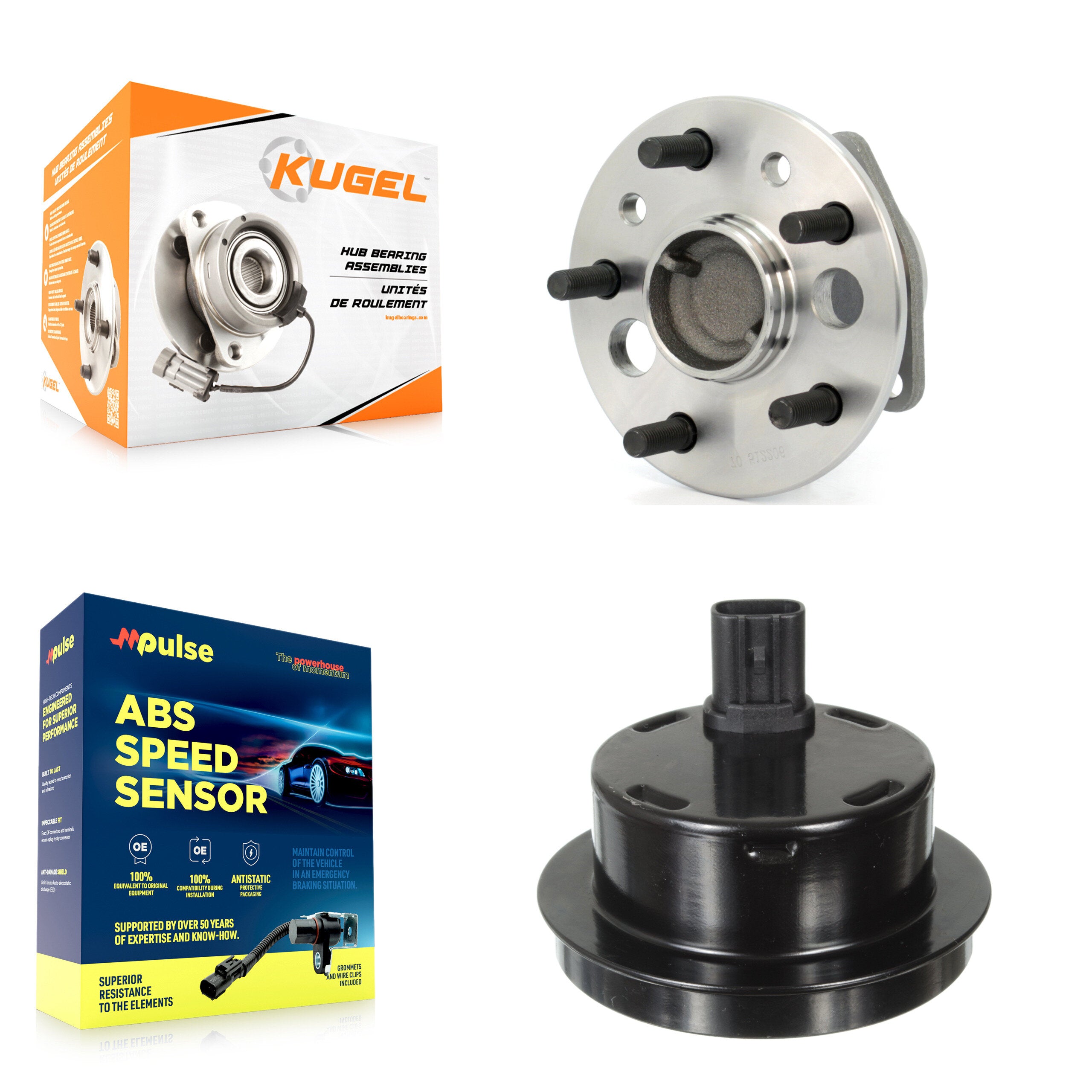 Kugel K7S-101697 Wheel Bearing and Hub Assembly for 2003 Toyota Highlander - Rear Left product image