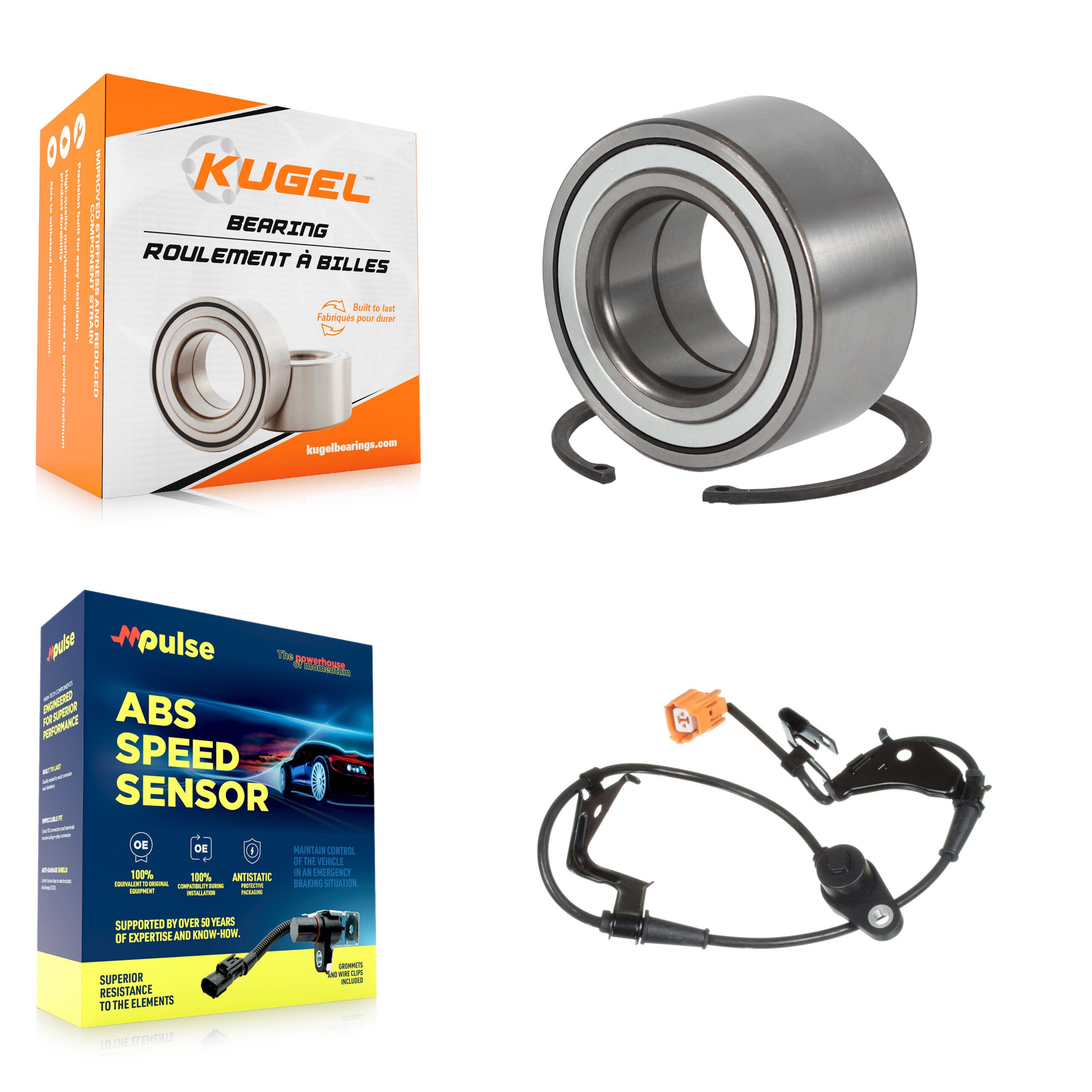 Kugel K7S-102095 Wheel Bearing for 2004-2005 Honda Civic - Front product image