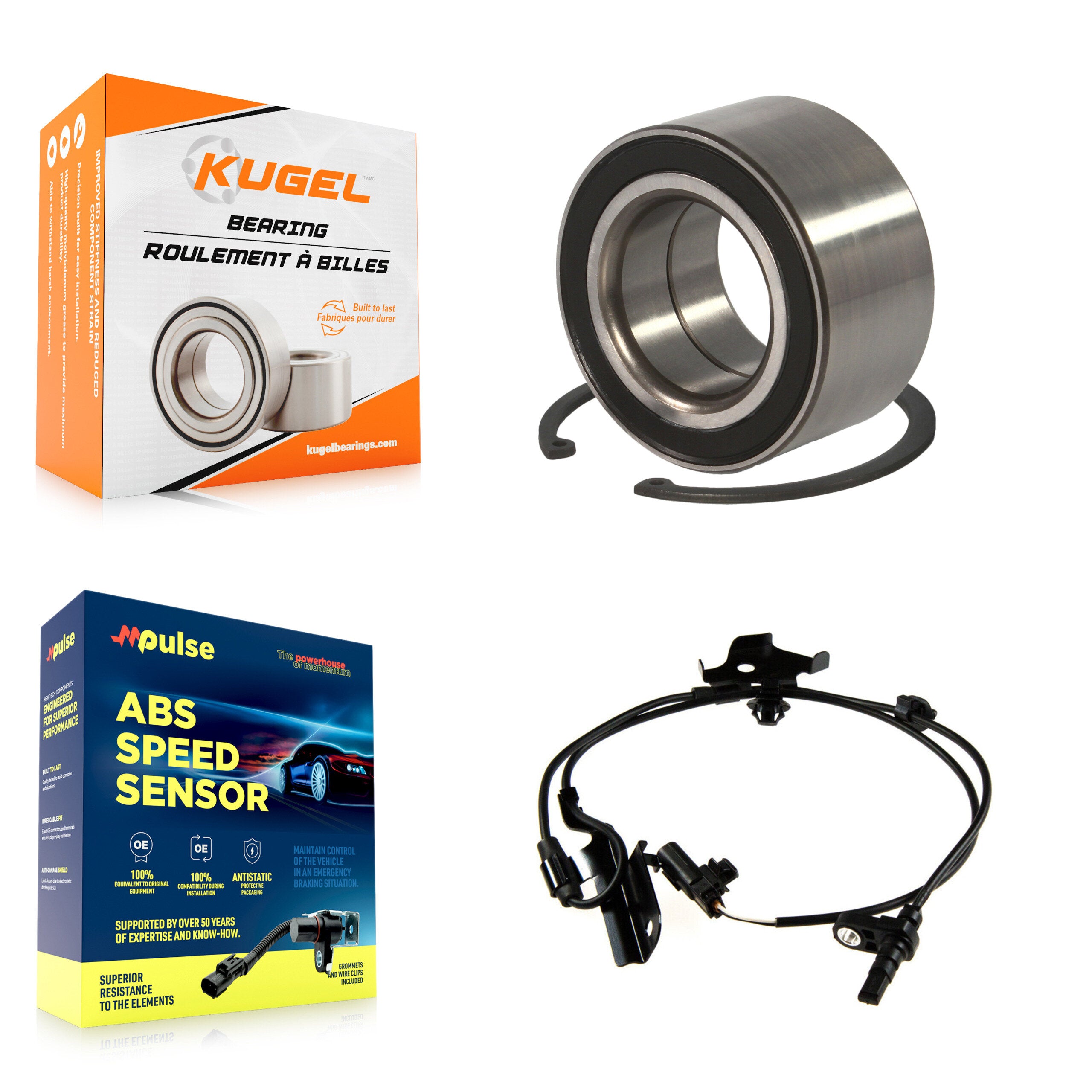 Kugel K7S-102117 Wheel Bearing for 2010 Lexus HS250h - Front product image