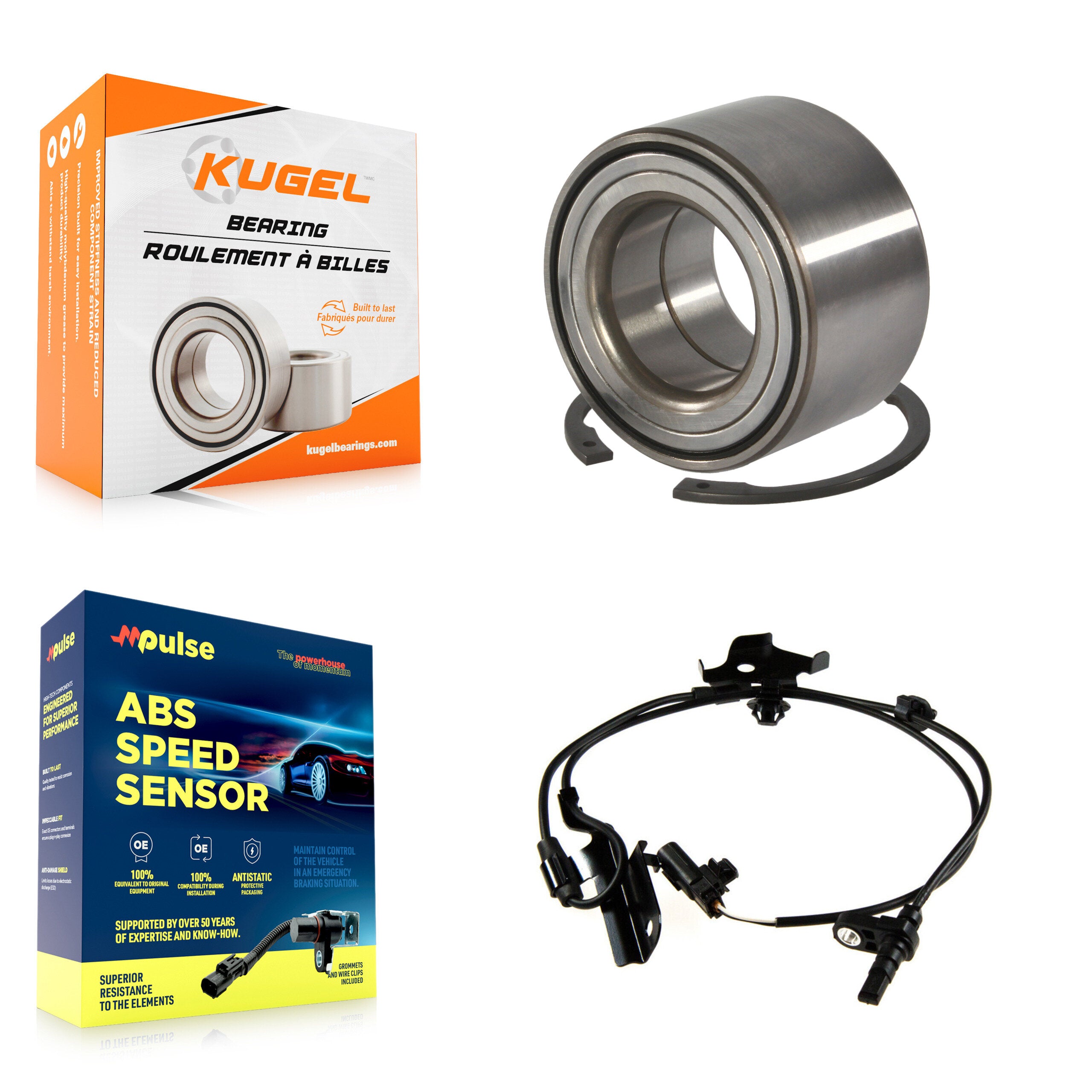 Kugel K7S-102135 Wheel Bearing for 2017-2018 Toyota Corolla iM - Front product image