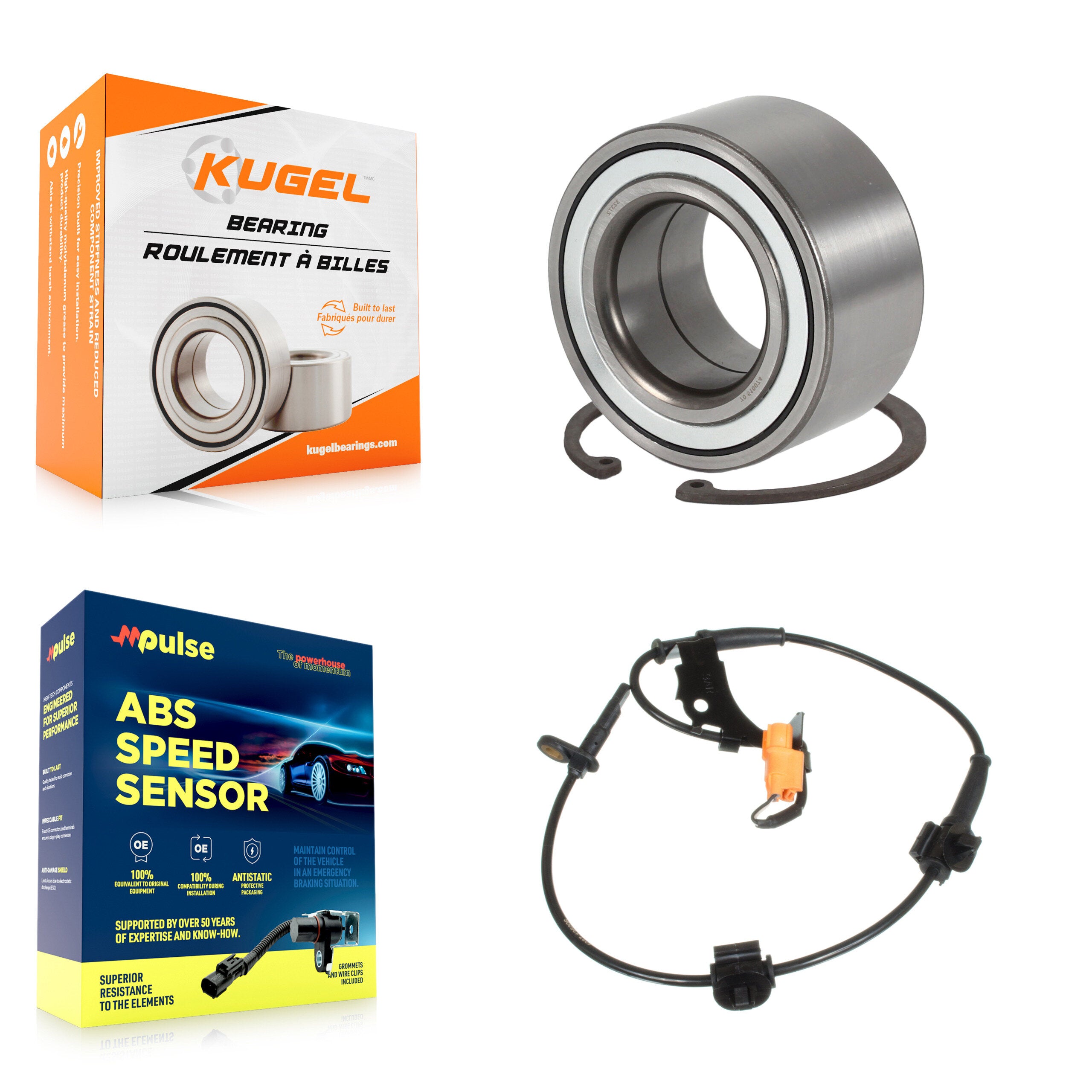 Kugel K7S-102151 Wheel Bearing for 2003-2011 Honda Element - Front product image