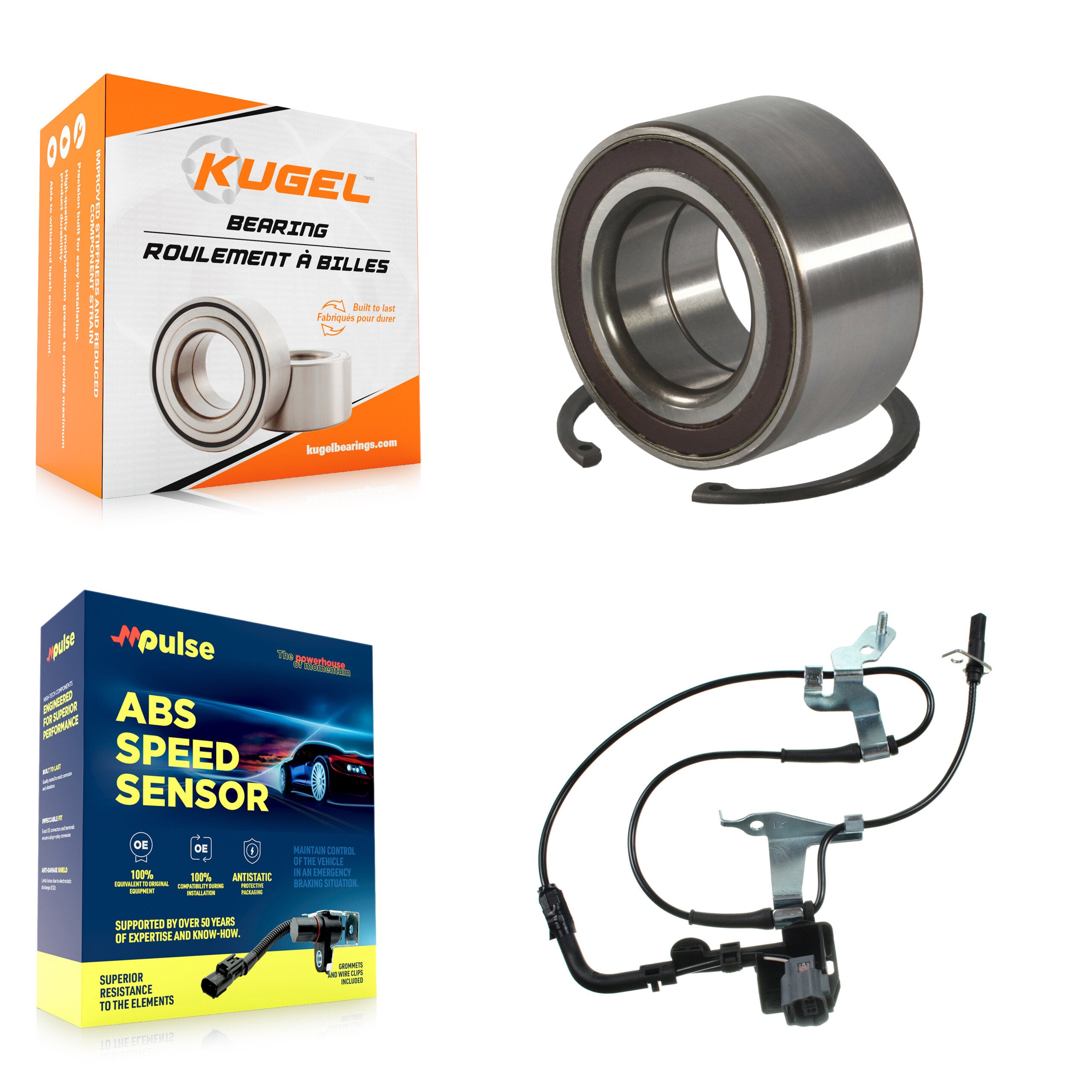 Kugel K7S-102165 Wheel Bearing for 2009-2013 Mazda 6 - Front product image