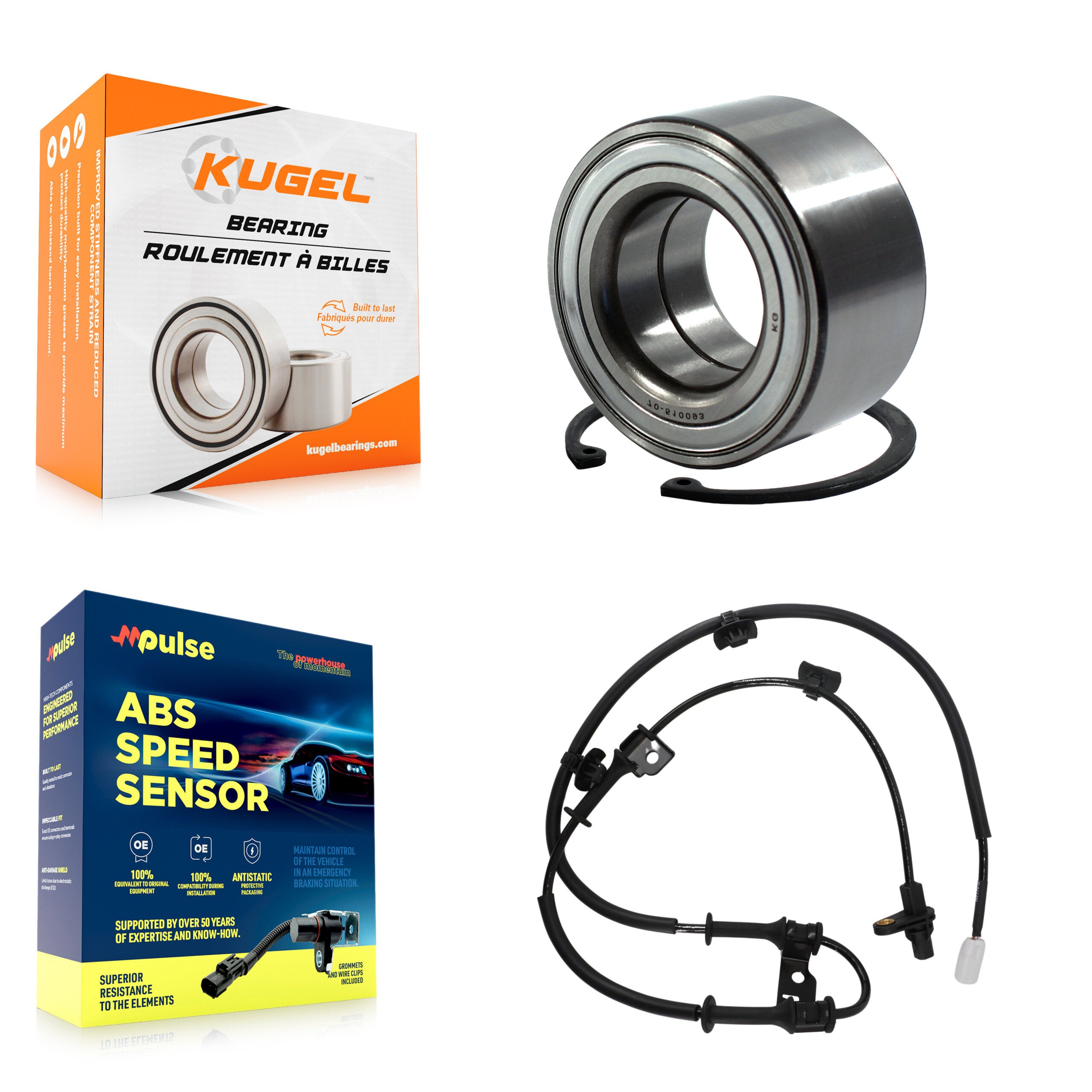 Kugel K7S-102173 Wheel Bearing for 2012-2017 Hyundai Veloster - Front product image