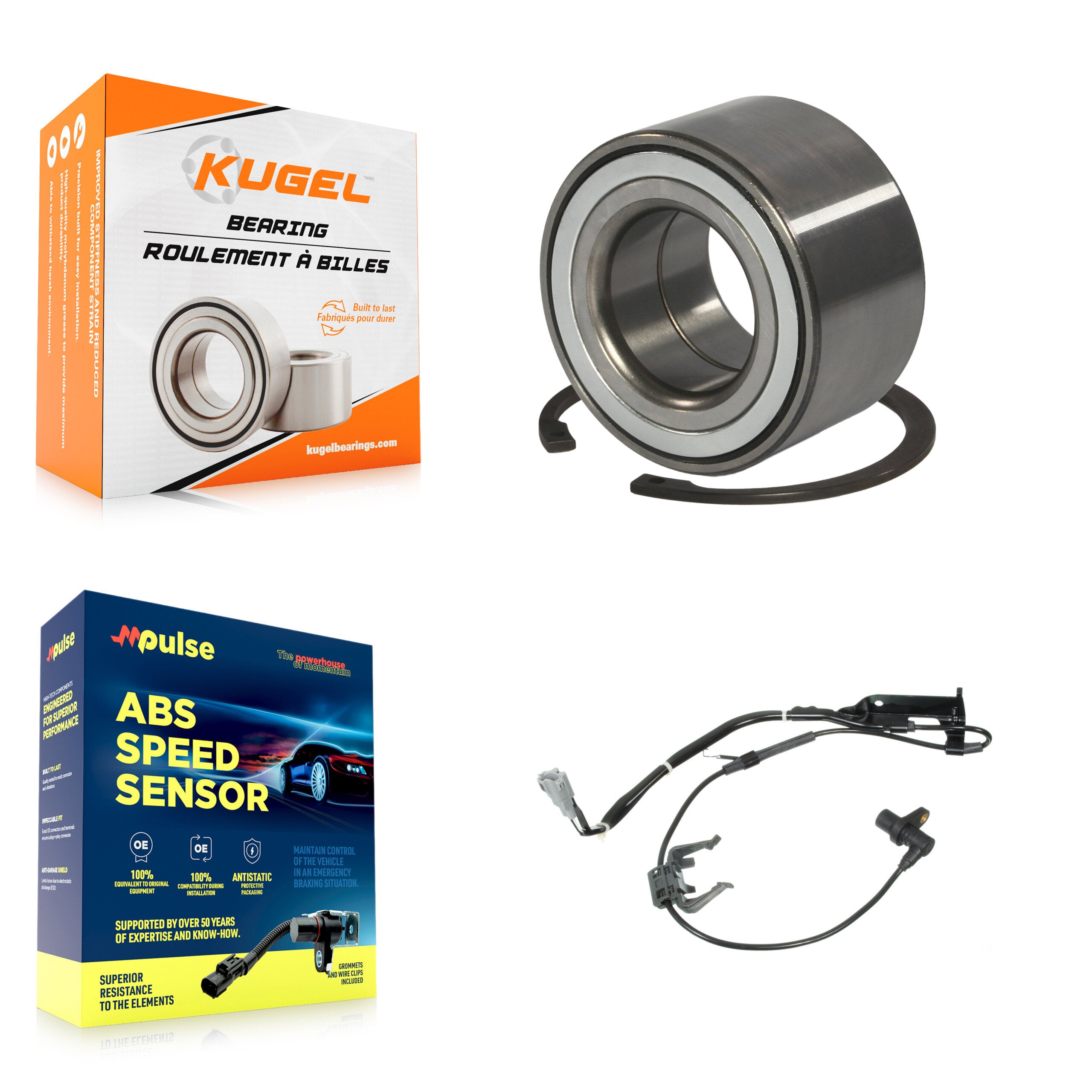 Kugel K7S-102185 Wheel Bearing for 1996-2004 Toyota Solara, Lexus ES300, Toyota Avalon & more - Front product image