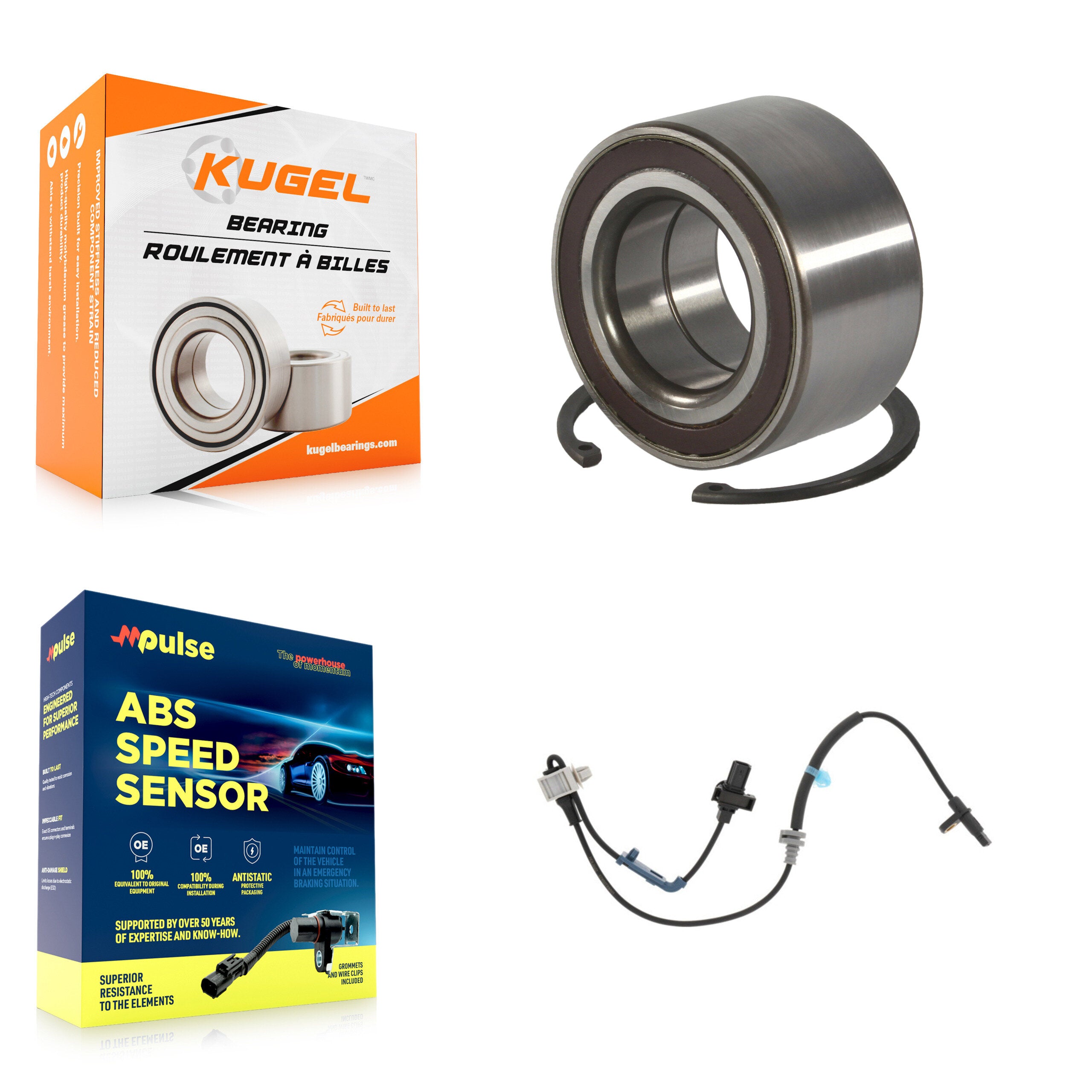 Kugel K7S-103043 Wheel Bearing for 2013-2018 Acura RDX - Front product image