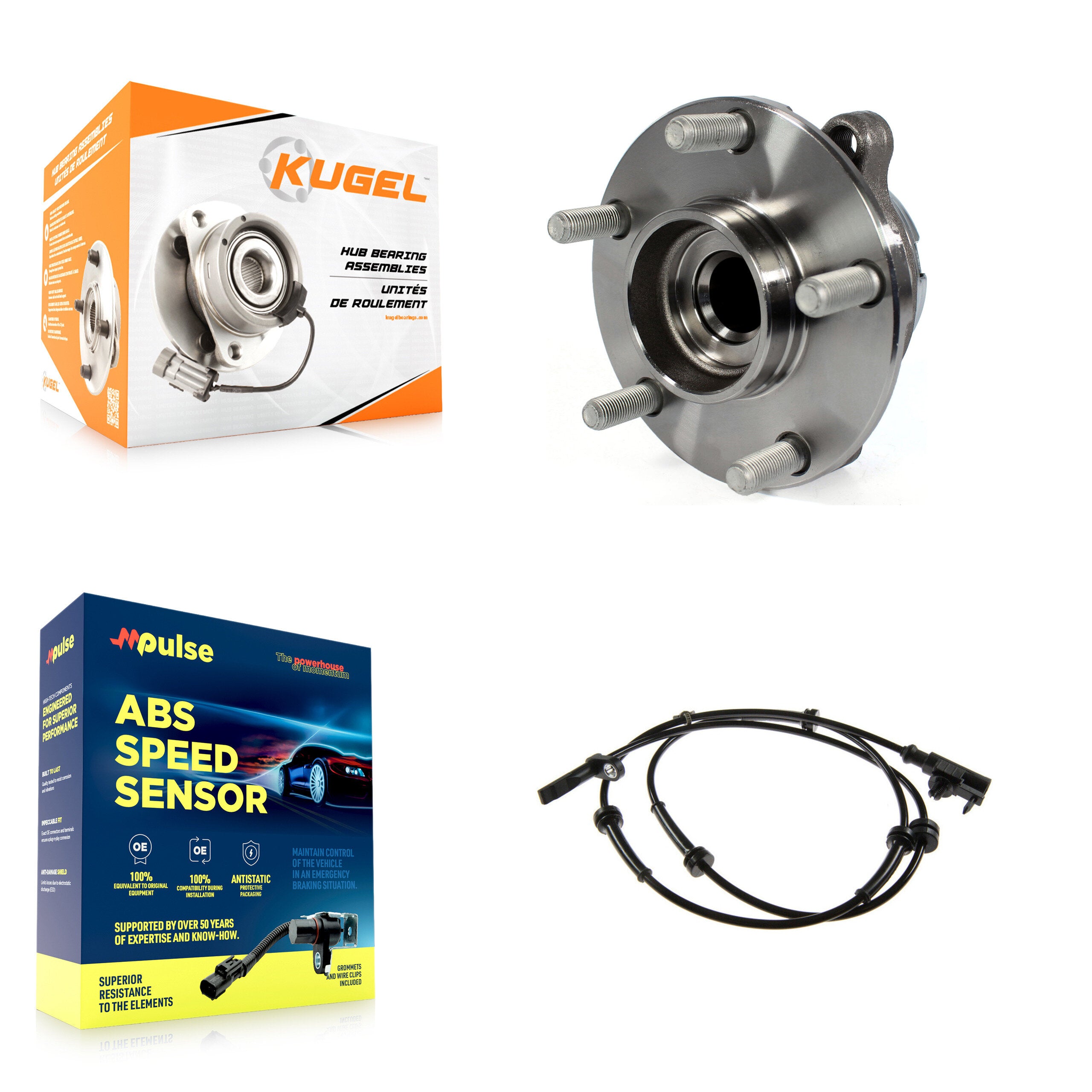 Kugel K7S-103051 Wheel Bearing and Hub Assembly for 2020 Nissan 370Z - Front product image