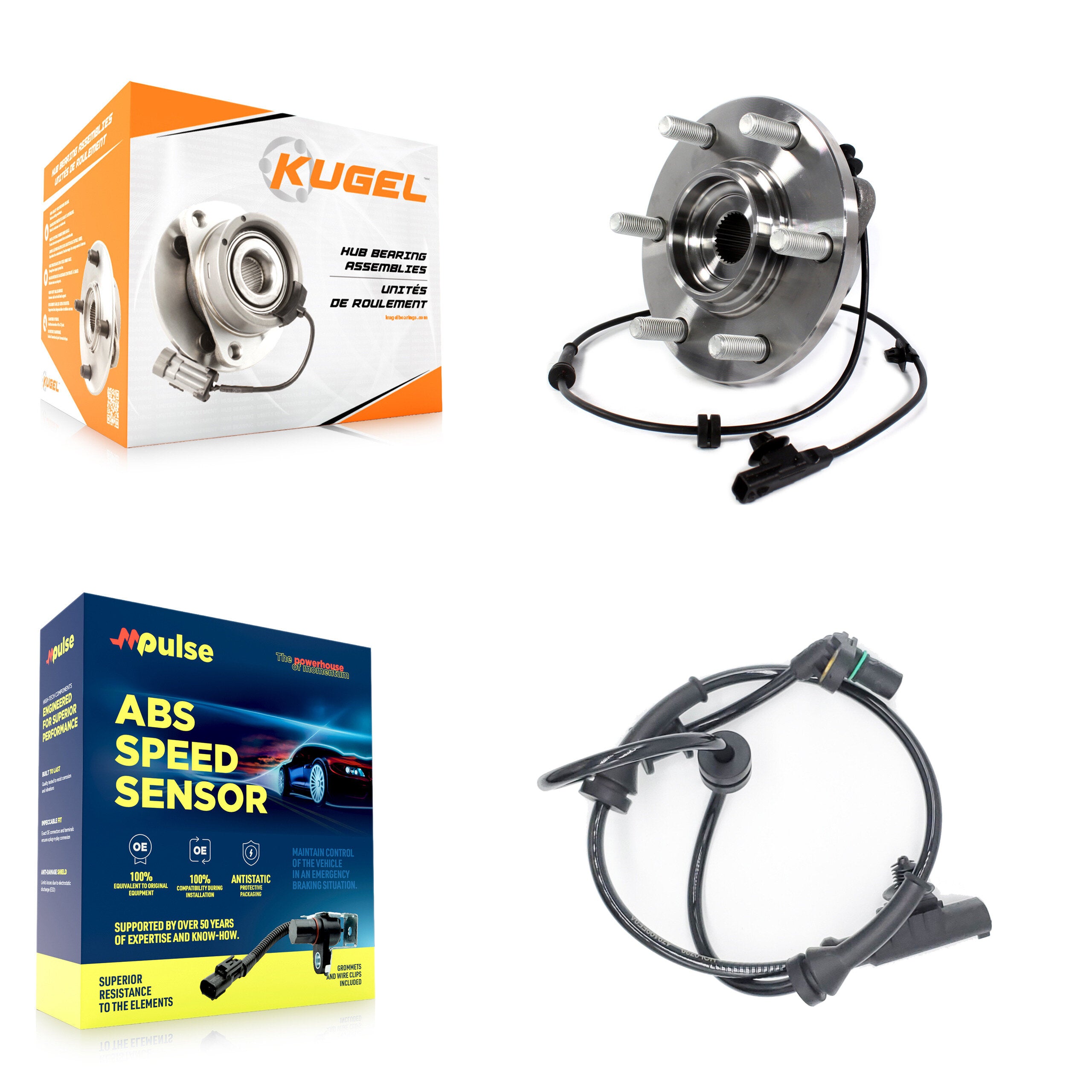 Kugel K7S-103165 Wheel Bearing and Hub Assembly for 2019 Nissan Armada - Front product image