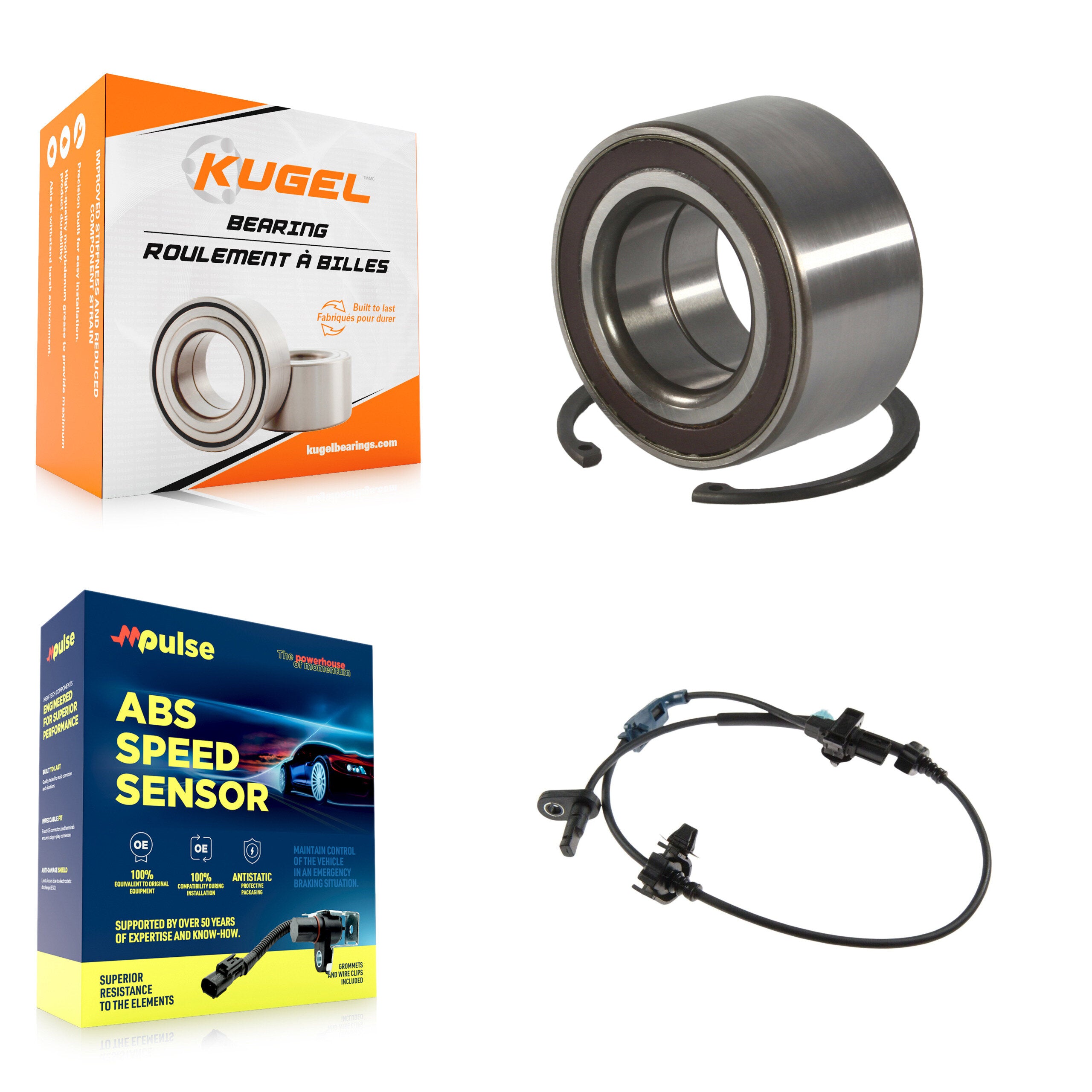 Kugel K7S-103249 Wheel Bearing for 2007-2011 Honda CR-V - Front product image