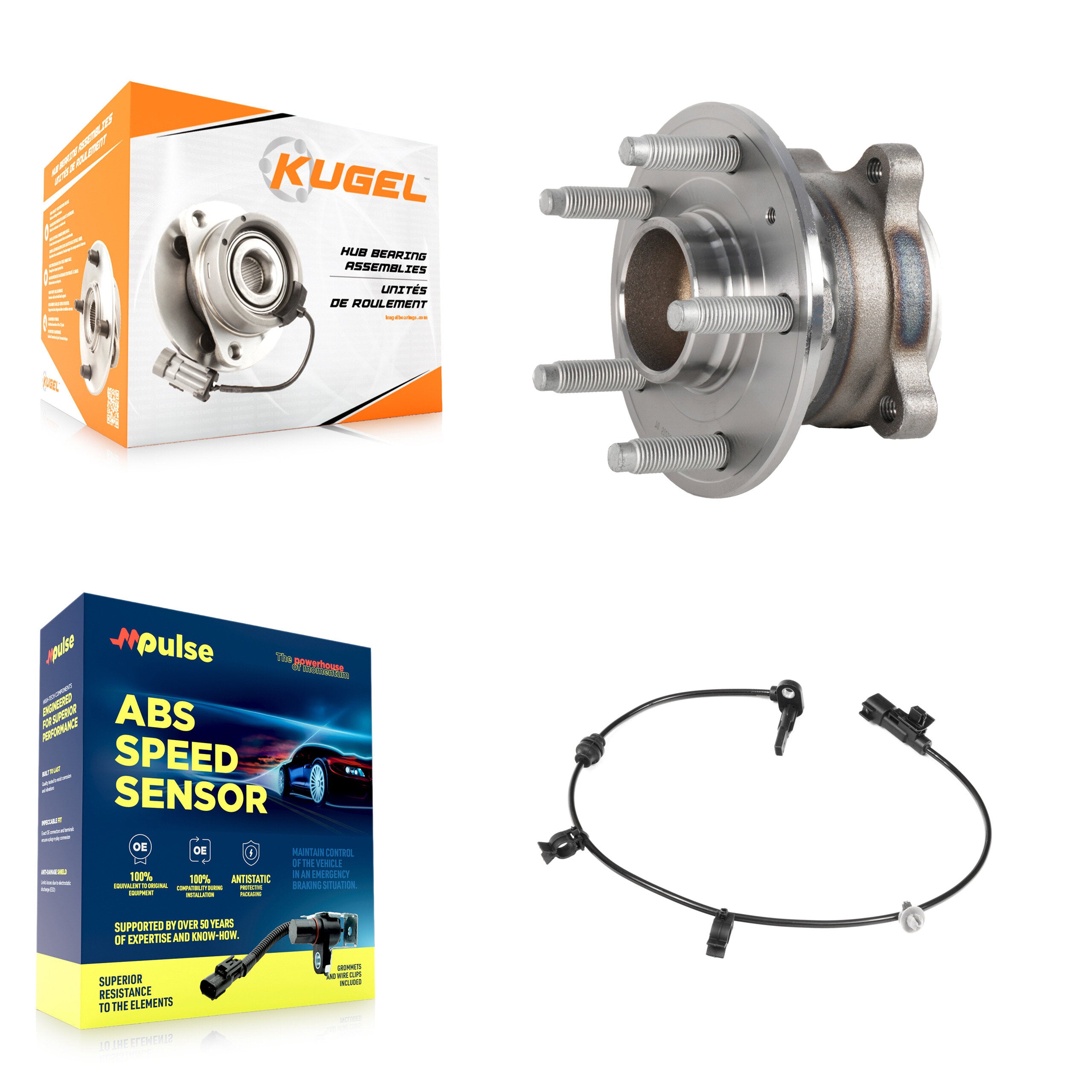 Kugel K7S-103319 Wheel Bearing and Hub Assembly for 2016 Chevrolet Cruze Limited - Rear product image
