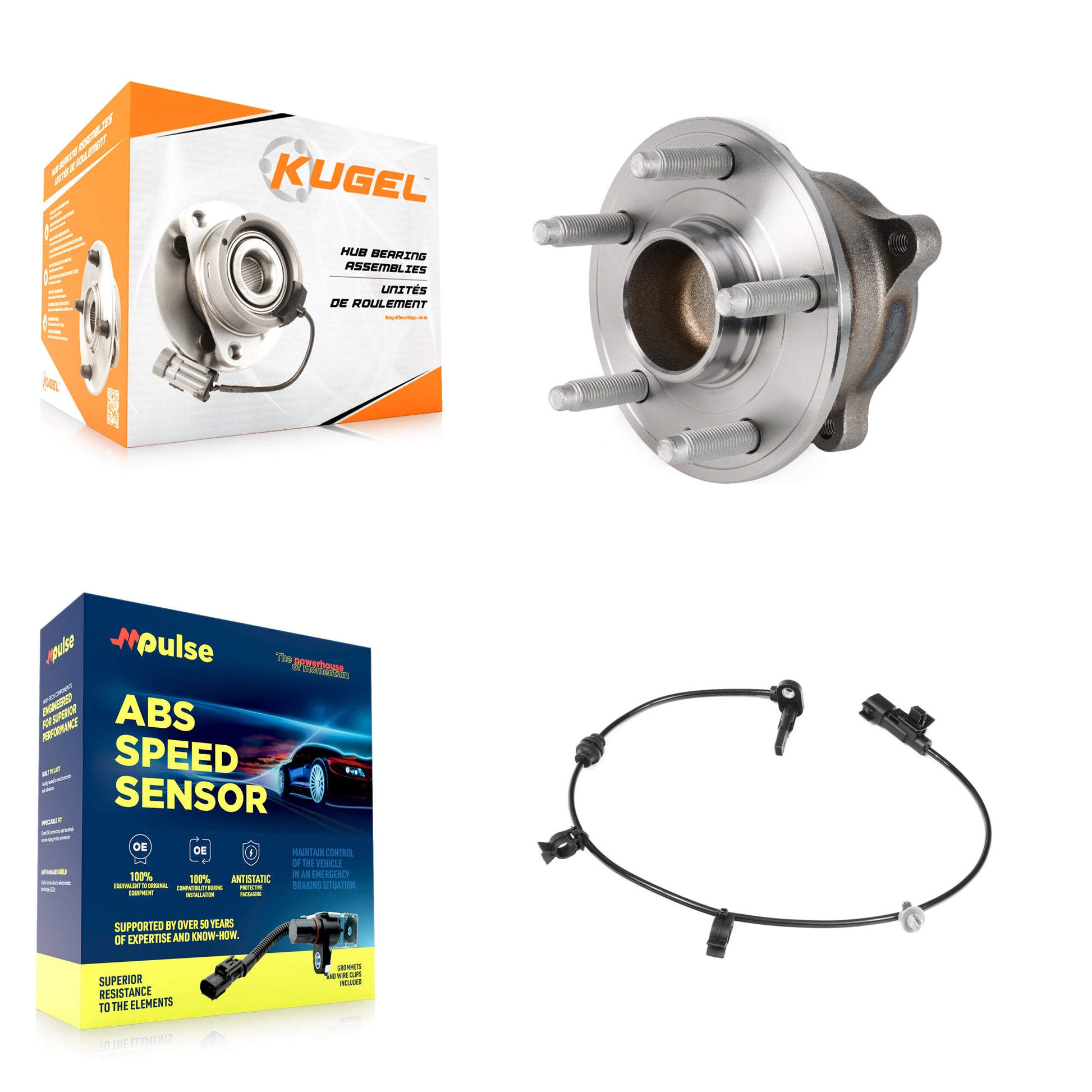 Kugel K7S-103320 Wheel Bearing and Hub Assembly for 2016 Chevrolet Cruze - Rear product image