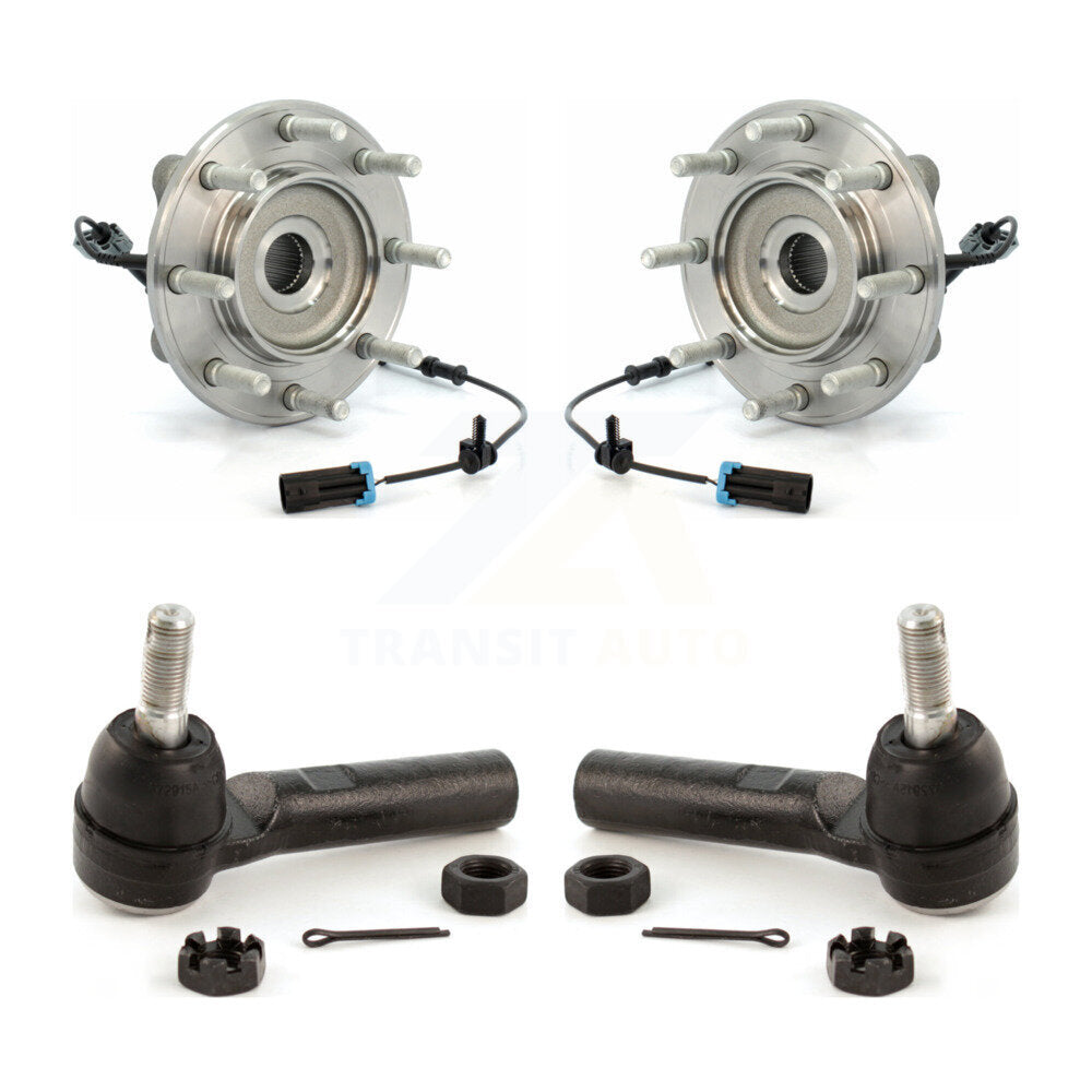 Transit Auto K7T-100295 Wheel Bearing and Hub Assembly for 2007-2010 Chevrolet Silverado 3500 HD, GMC Sierra 3500 HD - Front product image