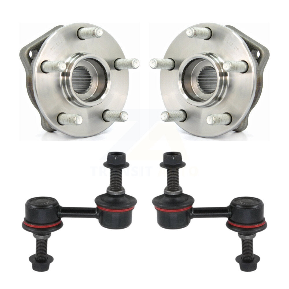 Transit Auto K7T-100537 Wheel Bearing and Hub Assembly for 2005-2014 Subaru Impreza, Subaru WRX, Subaru Forester & more - Front product image