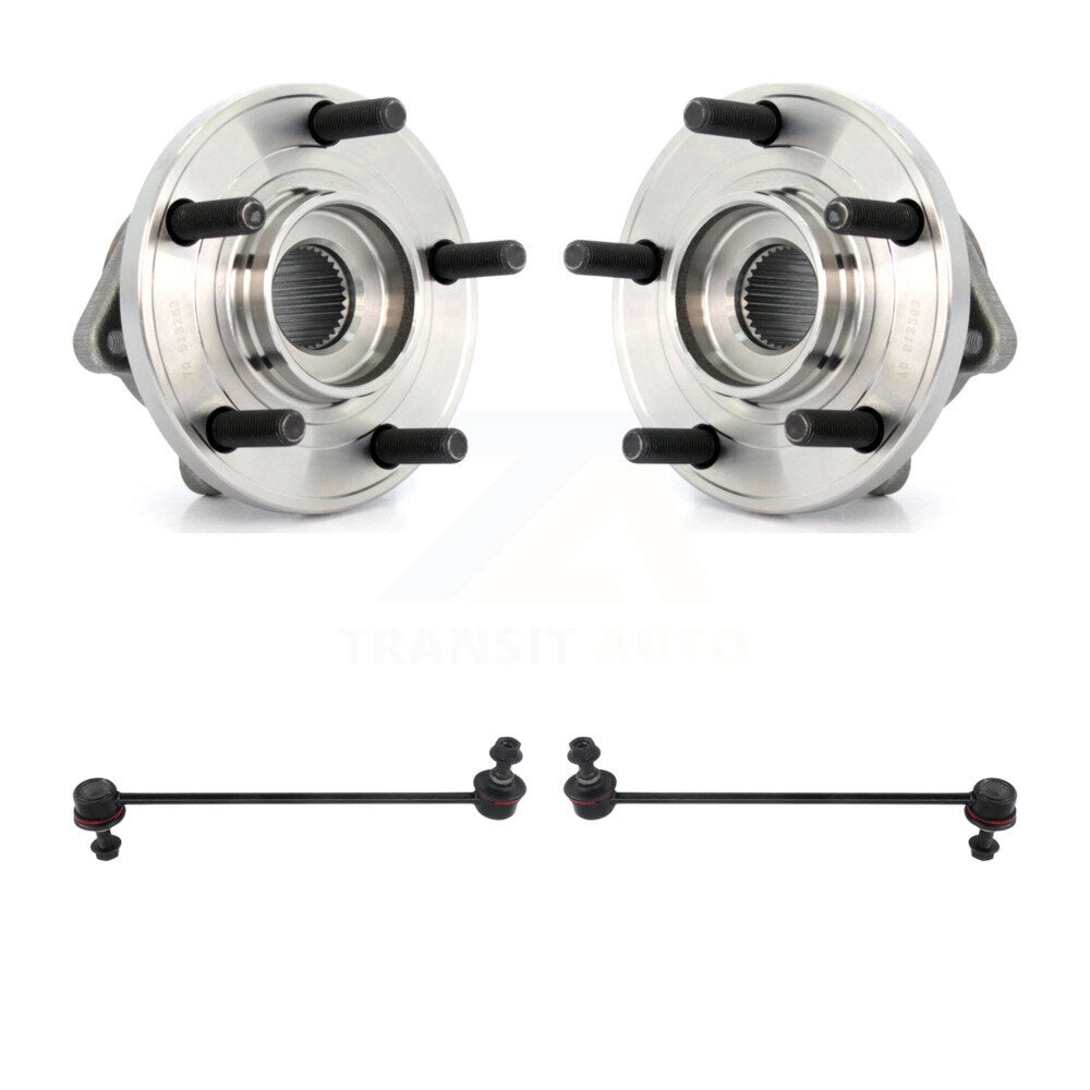 Transit Auto K7T-100570 Wheel Bearing and Hub Assembly for 2007-2014 Chrysler 200, Dodge Avenger, Dodge Caliber & more - Front product image