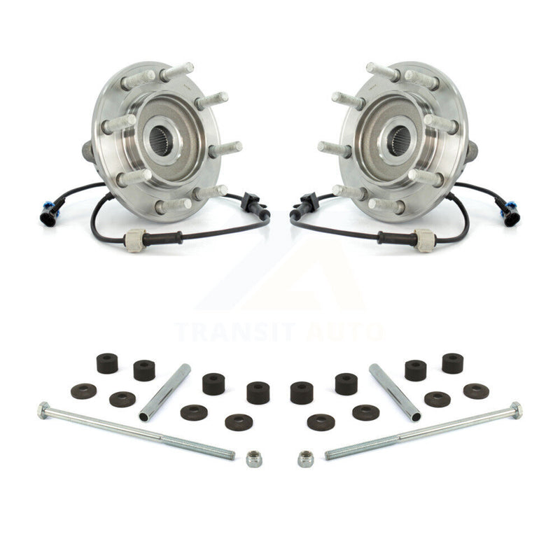Transit Auto K7T-100697 Wheel Bearing and Hub Assembly for 2001-2007 Chevrolet Silverado 3500 Classic, GMC Sierra 3500 Classic, Chevrolet Silverado 3500 & more - Front product image
