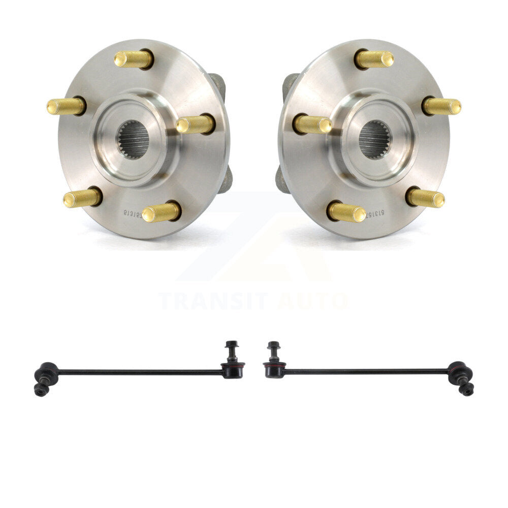 Transit Auto K7T-100762 Wheel Bearing and Hub Assembly for 1999-2005 Chrysler Sebring, Dodge Stratus, Mitsubishi Eclipse & more - Front product image