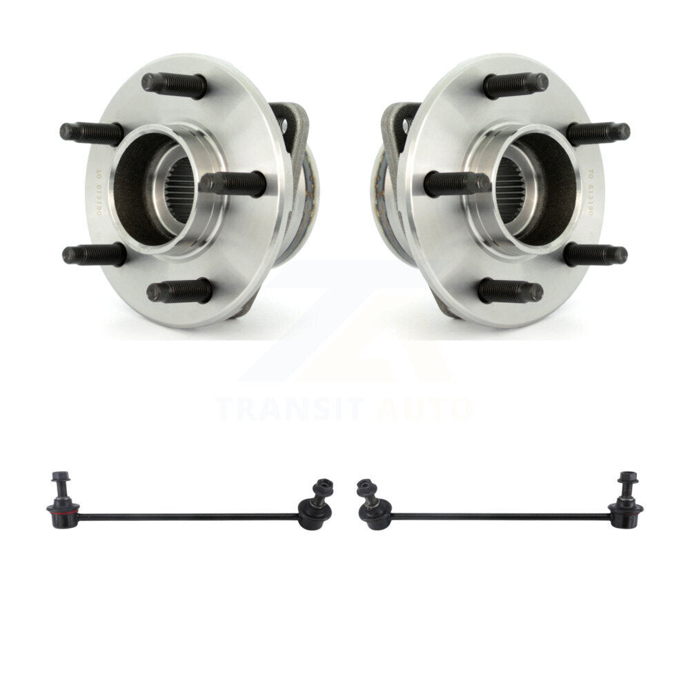 Transit Auto K7T-100766 Wheel Bearing and Hub Assembly for 2002-2007 Pontiac Torrent, Chevrolet Equinox, Saturn Vue - Front product image