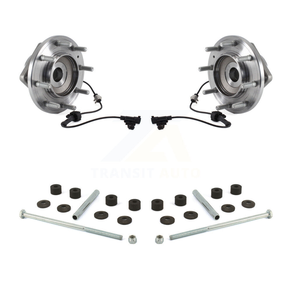 Transit Auto K7T-101042 Wheel Bearing and Hub Assembly for 2011-2019 Chevrolet Silverado 3500 HD, GMC Sierra 3500 HD - Front product image