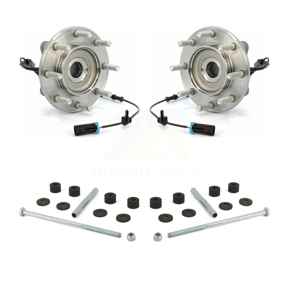 Transit Auto K7T-101094 Wheel Bearing and Hub Assembly for 2007-2010 Chevrolet Silverado 3500 HD, GMC Sierra 3500 HD - Front product image