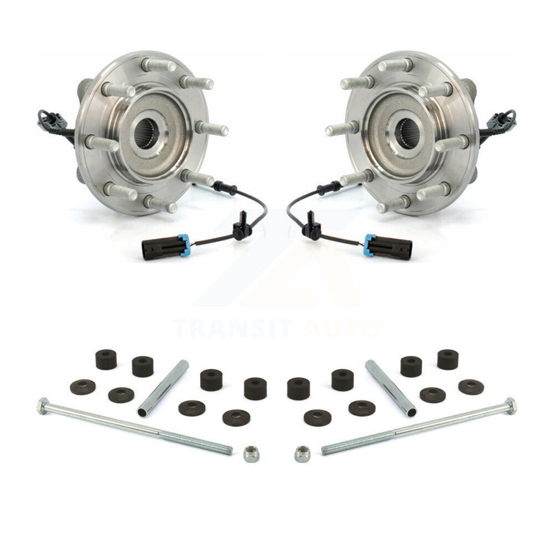 Transit Auto K7T-101094 Wheel Bearing and Hub Assembly for 2007-2010 Chevrolet Silverado 3500 HD, GMC Sierra 3500 HD - Front product image