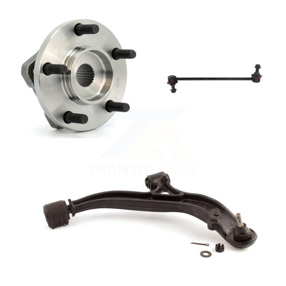 Transit Auto K7T-101565 Wheel Bearing and Hub Assembly for 2001-2007 Chrysler Town & Country, Chrysler Voyager, Dodge Caravan & more - Front Right product image