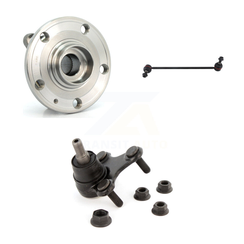Transit Auto K7T-101643 Wheel Bearing and Hub Assembly for 2005-2022 Volkswagen Passat, Volkswagen Tiguan Limited, Audi Q3 & more - Front Left product image