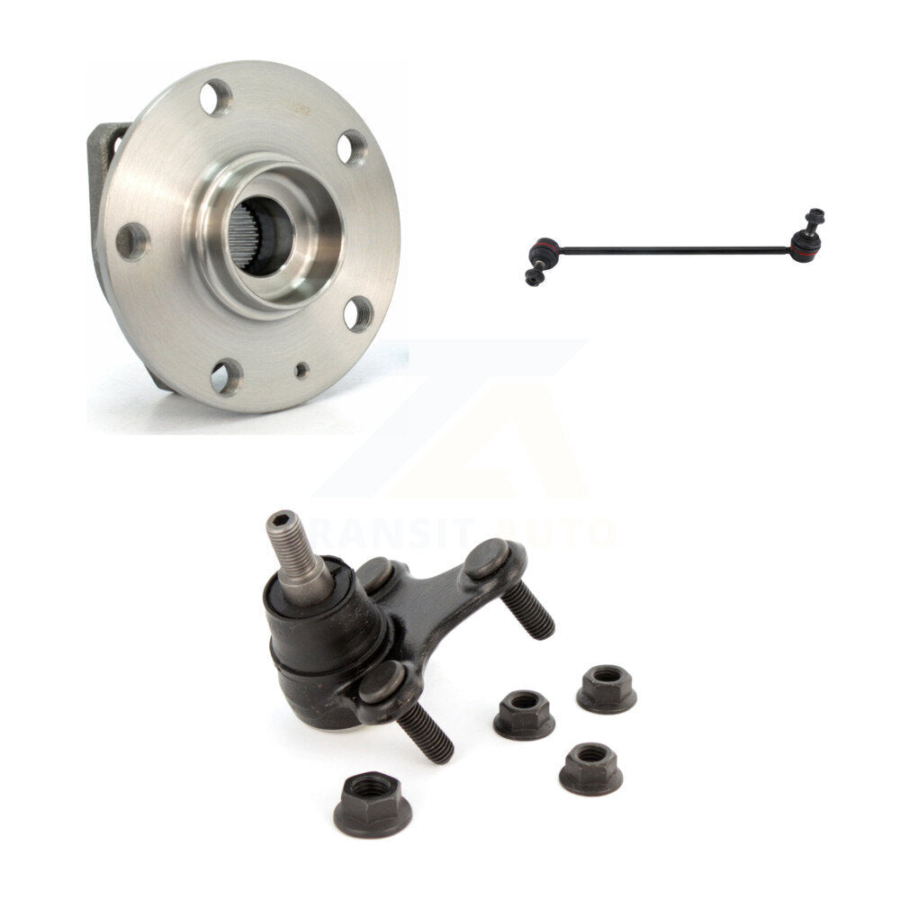 Transit Auto K7T-101646 Wheel Bearing and Hub Assembly for 2006-2019 Volkswagen e-Golf, Volkswagen Golf, Volkswagen R32 & more - Front Left product image