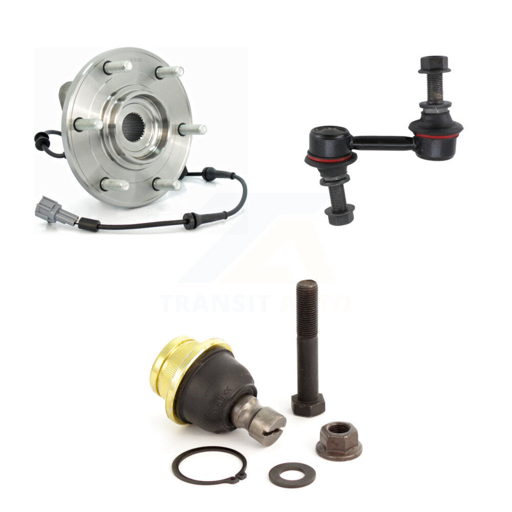 Transit Auto K7T-101906 Wheel Bearing and Hub Assembly for 2008-2012 Nissan Armada, Nissan TITAN, INFINITI QX56 - Front product image