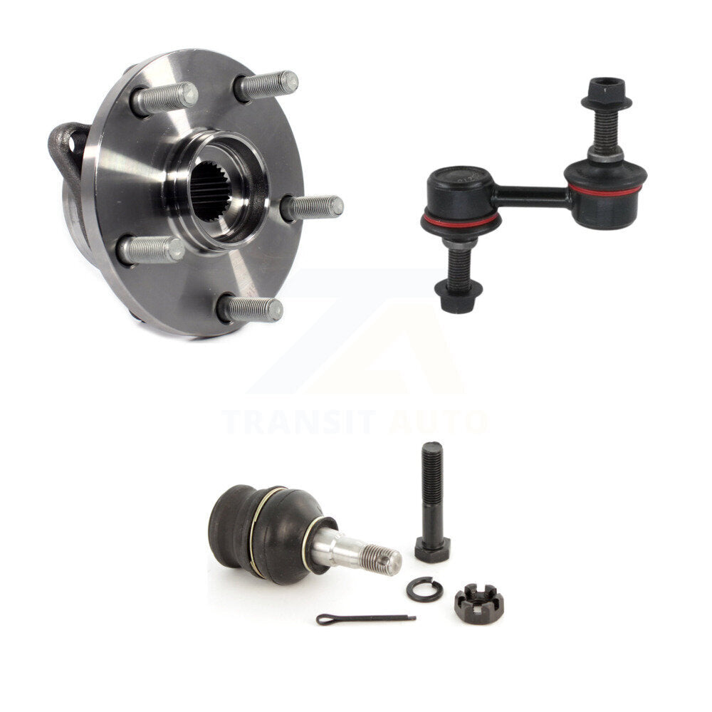 Transit Auto K7T-101918 Wheel Bearing and Hub Assembly for 2004-2014 Subaru Impreza, Subaru WRX STI - Front product image