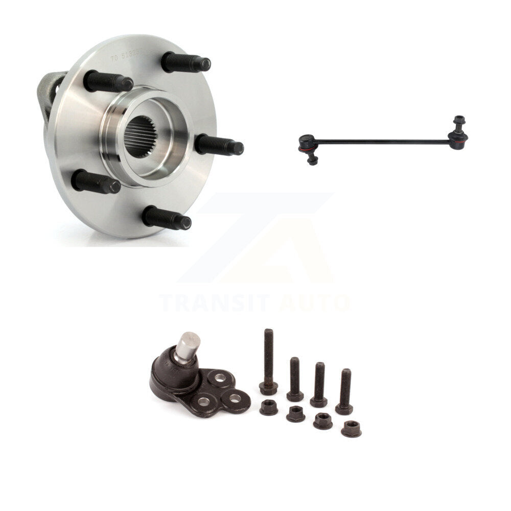 Transit Auto K7T-101919 Wheel Bearing and Hub Assembly for 2006-2008 Chevrolet HHR - Front product image