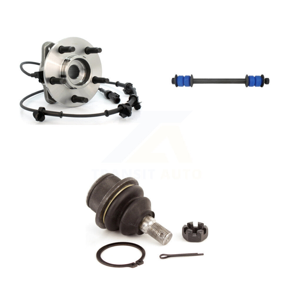 Transit Auto K7T-101930 Wheel Bearing and Hub Assembly for 2000-2002 Ford Ranger, Mazda B3000, Mazda B4000 - Front product image