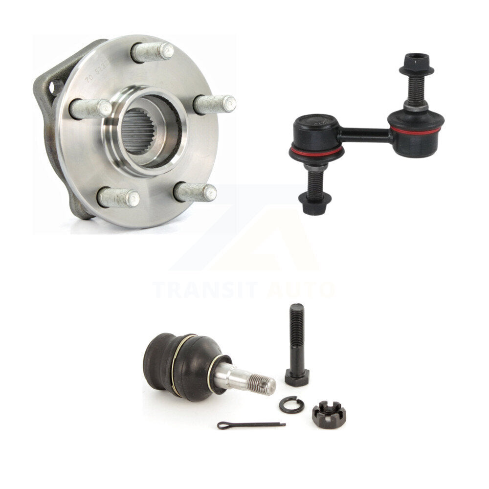 Transit Auto K7T-101960 Wheel Bearing and Hub Assembly for 2005-2014 Subaru Impreza, Subaru WRX, Subaru Forester & more - Front product image