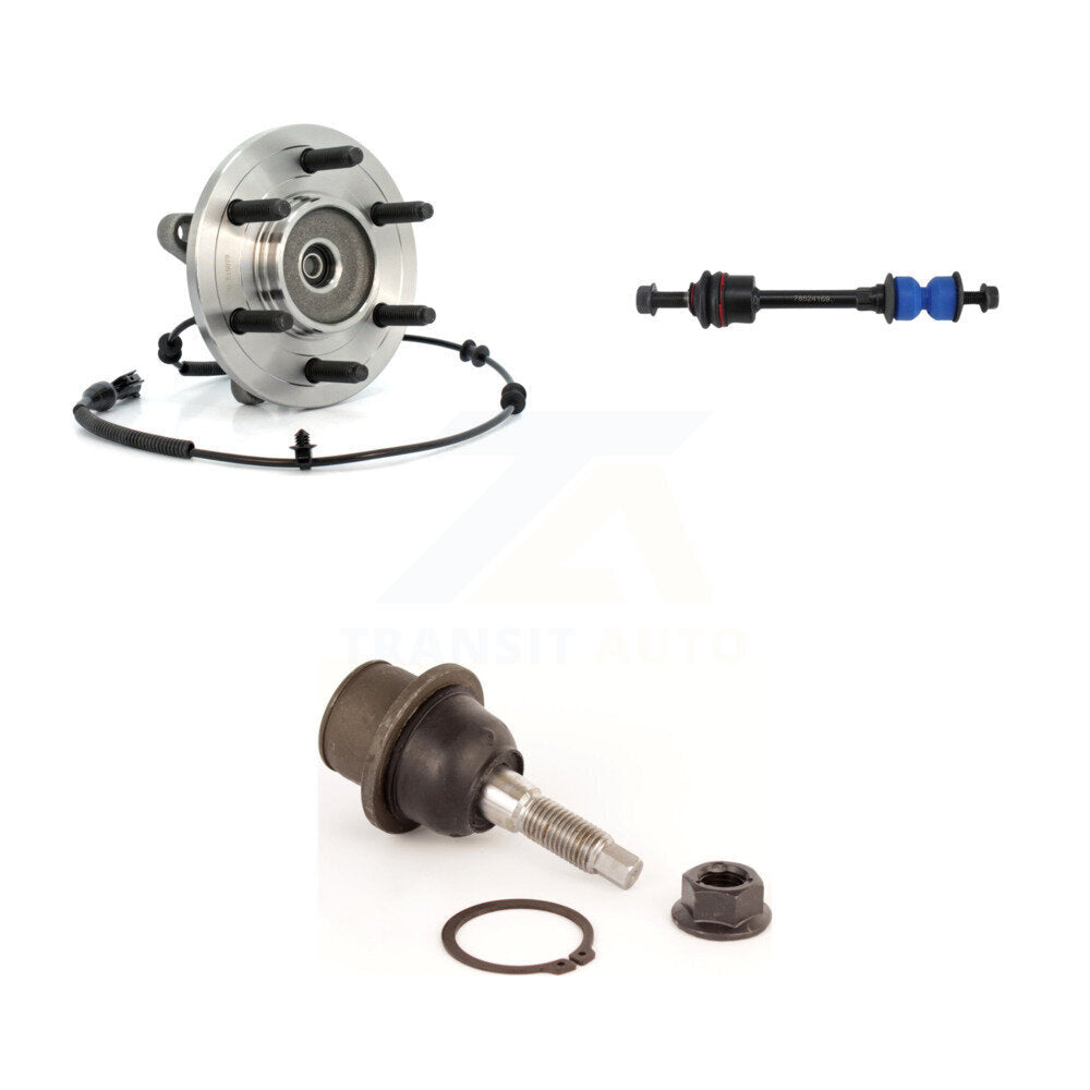 Transit Auto K7T-101962 Wheel Bearing and Hub Assembly for 2006-2008 Ford F-150, Lincoln Mark LT - Front product image
