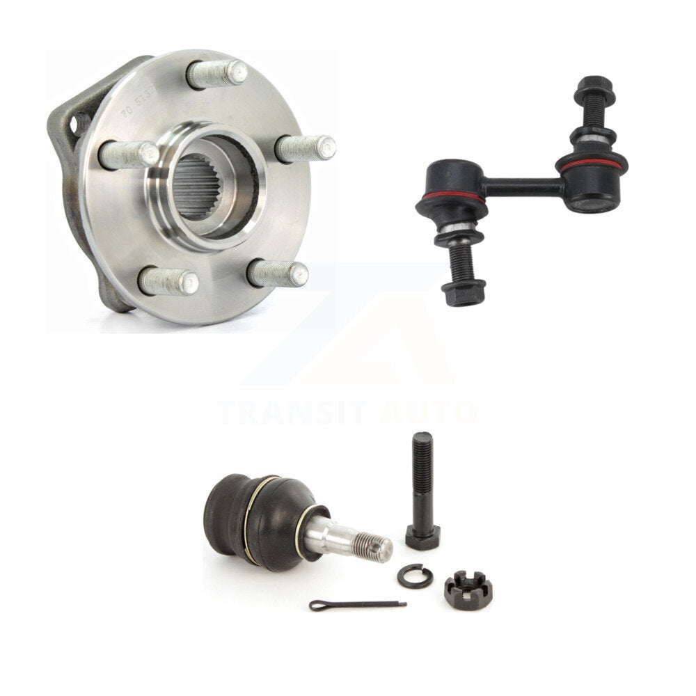 Transit Auto K7T-101976 Wheel Bearing and Hub Assembly for 2010-2014 Subaru Forester, Subaru XV Crosstrek, Subaru Outback - Front product image