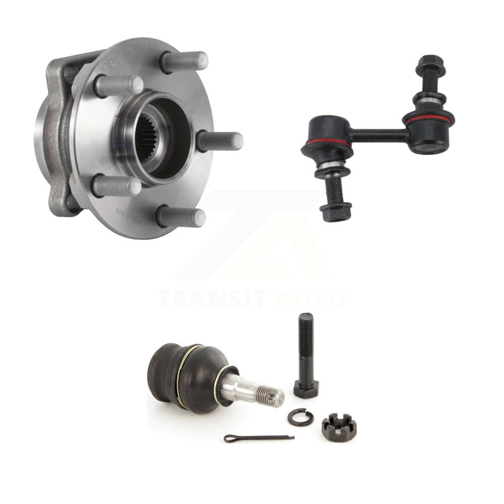 Transit Auto K7T-101978 Wheel Bearing and Hub Assembly for 2014-2018 Subaru Crosstrek, Subaru Forester, Subaru XV Crosstrek - Front product image