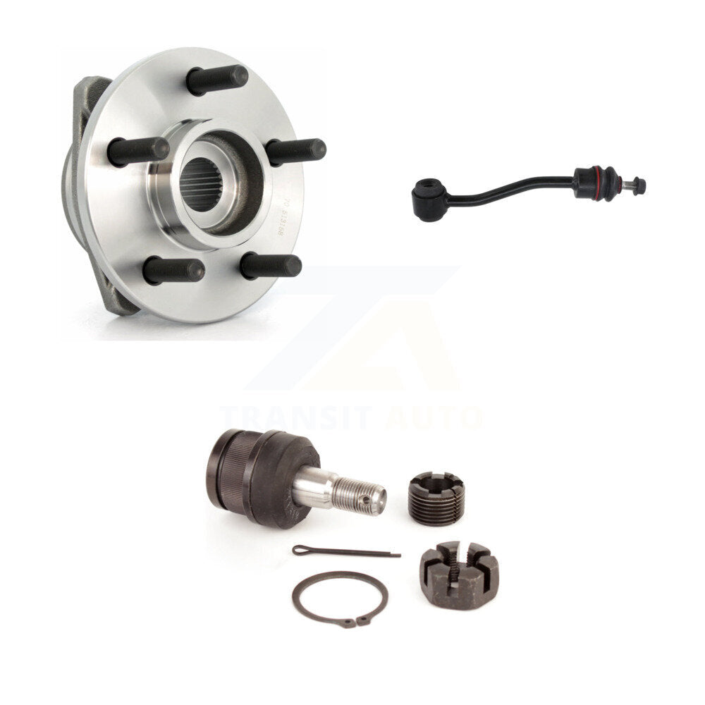 Transit Auto K7T-102004 Wheel Bearing and Hub Assembly for 1999-2006 Jeep TJ, Jeep Wrangler - Front product image