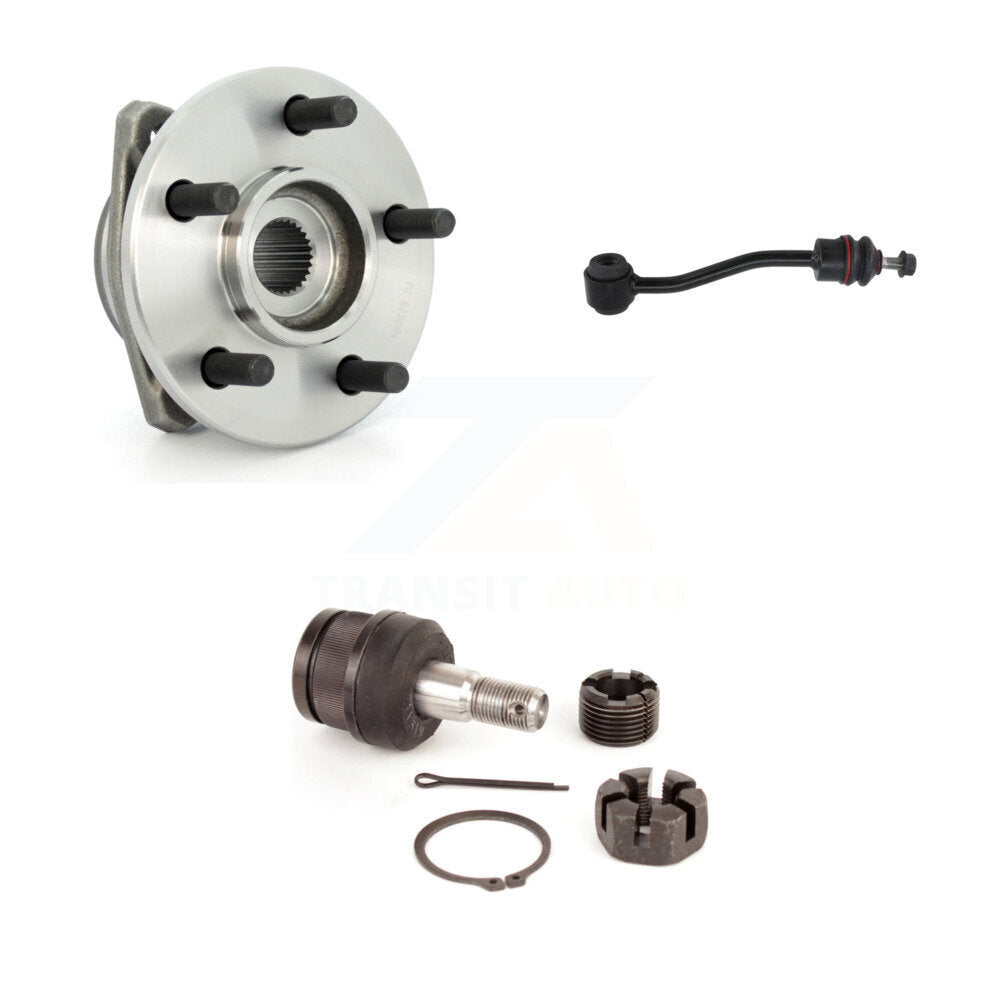 Transit Auto K7T-102005 Wheel Bearing and Hub Assembly for 1997-1999 Jeep Wrangler, Jeep TJ - Front product image