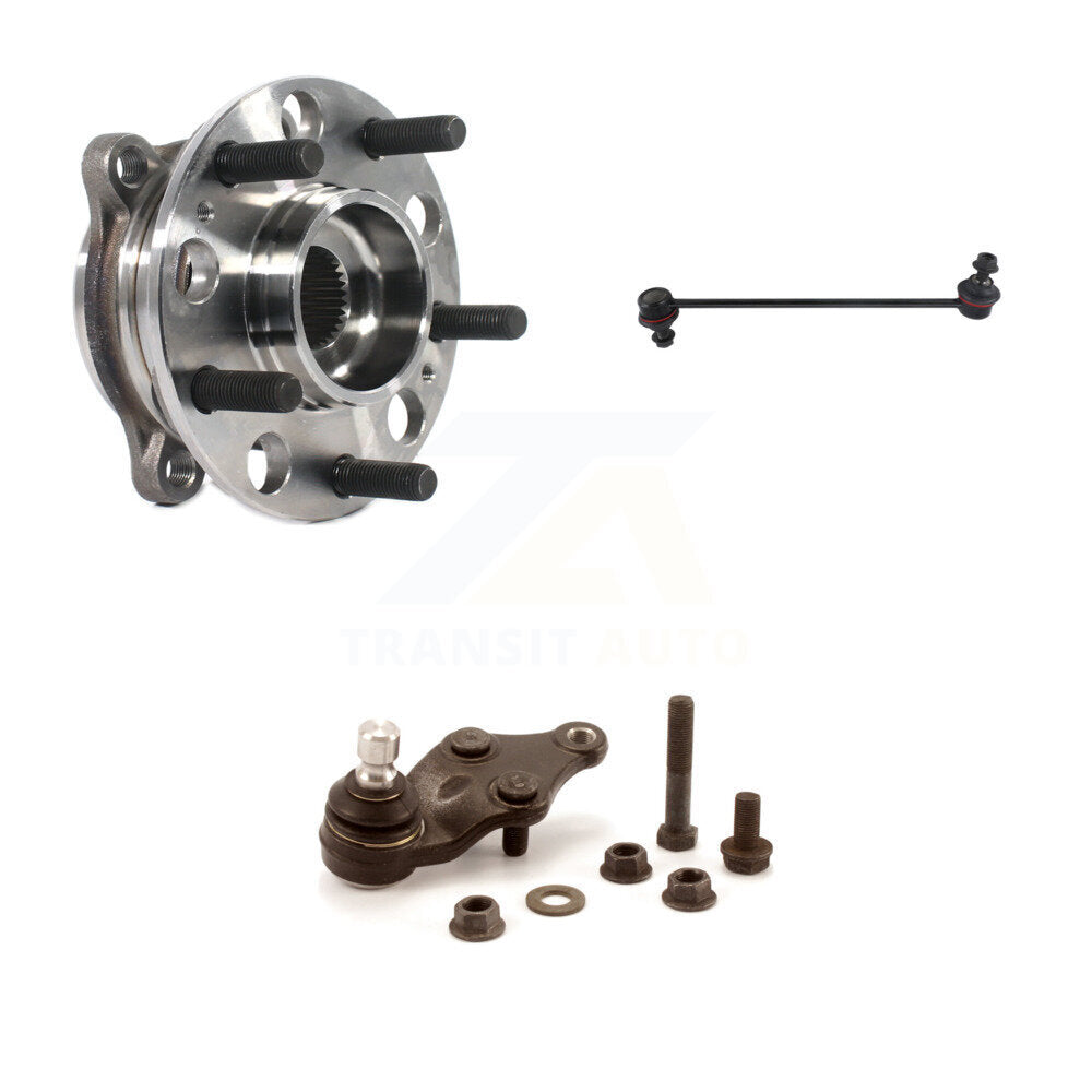 Transit Auto K7T-102012 Wheel Bearing and Hub Assembly for 2015-2019 Hyundai Santa Fe XL, Hyundai Santa Fe, Hyundai Santa Fe Sport - Front product image