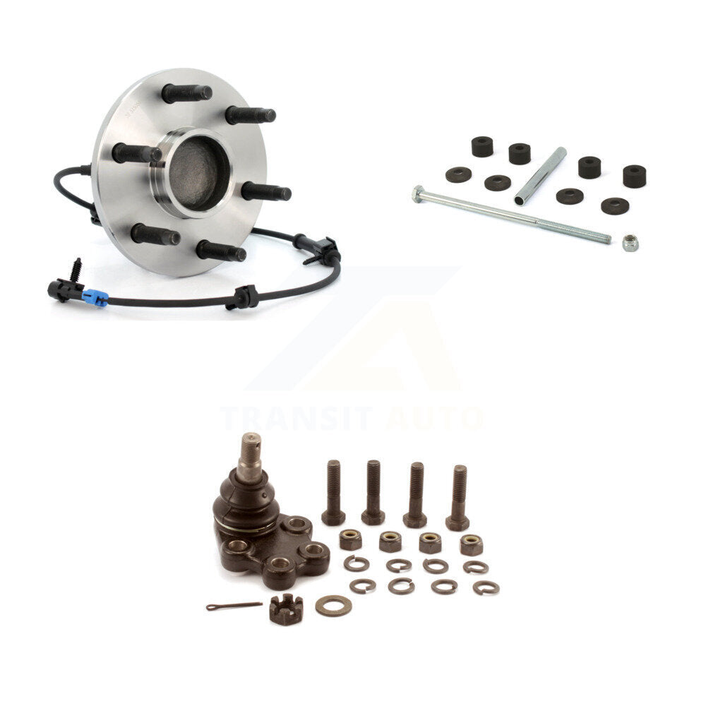 Transit Auto K7T-102030 Wheel Bearing and Hub Assembly for 1999-2007 Chevrolet Silverado 1500 Classic, GMC Sierra 1500 Classic, Chevrolet Silverado 1500 & more - Front product image